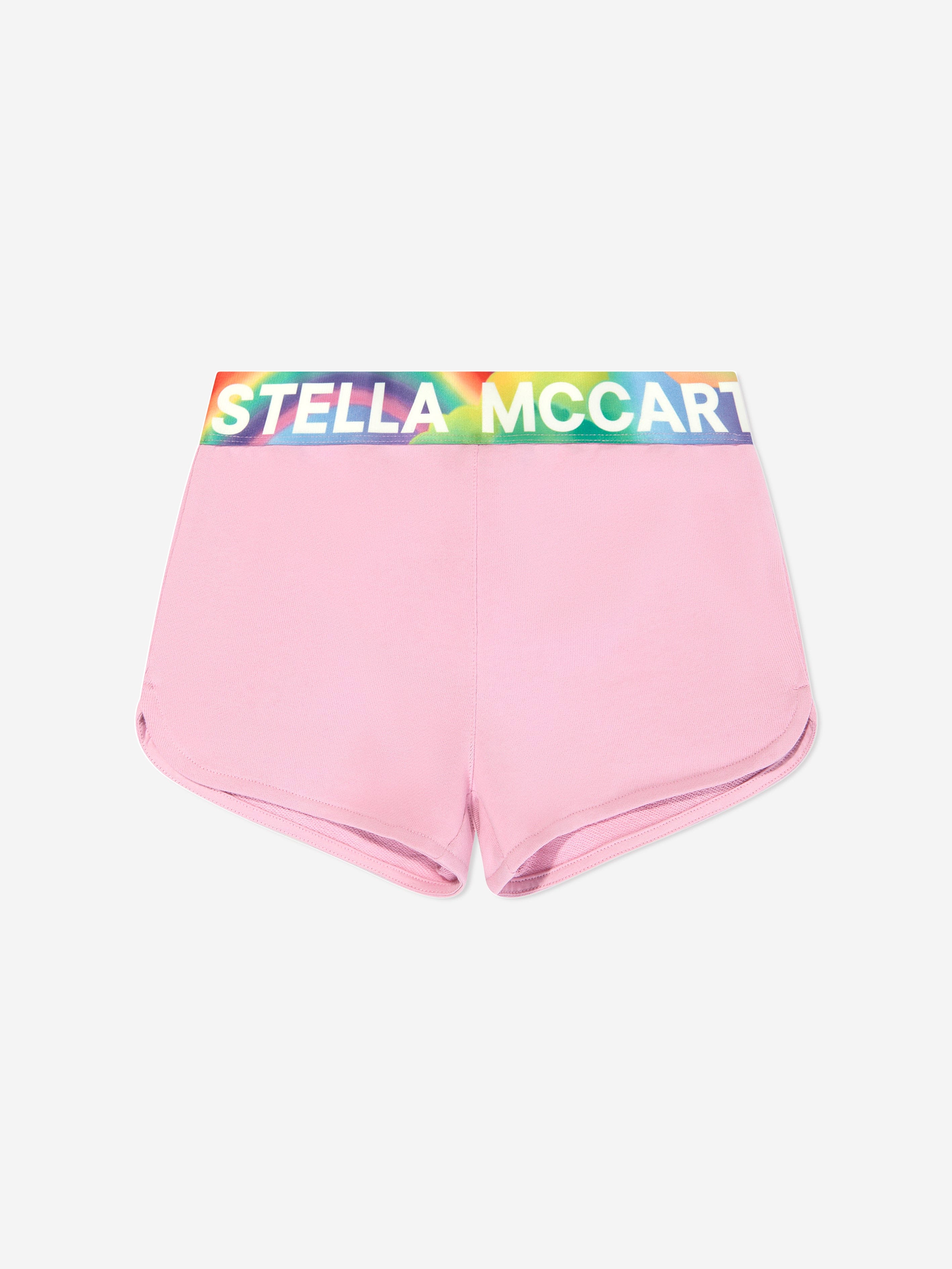 Stella McCartney Girls Logo Shorts in Pink