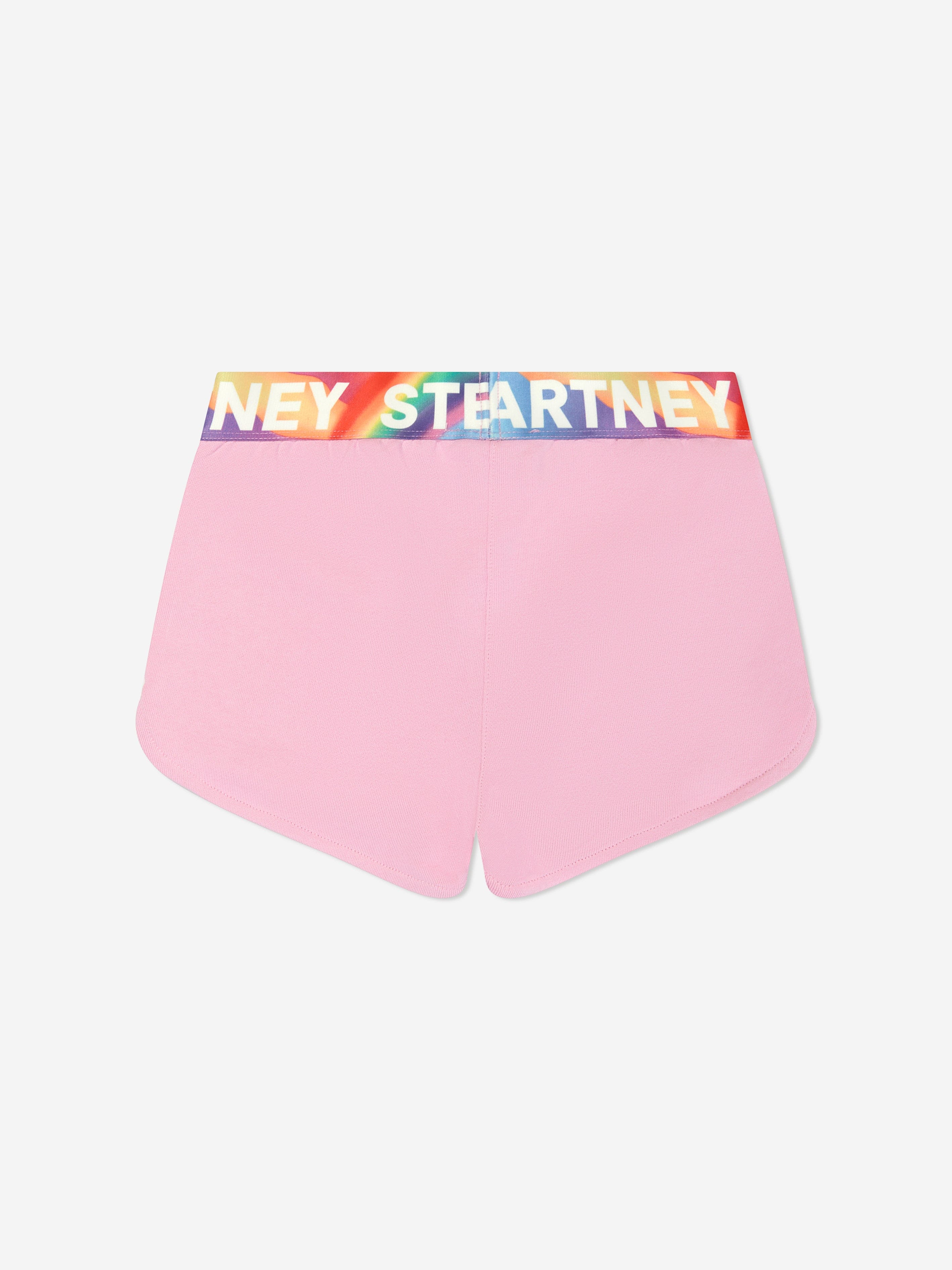 Stella McCartney Girls Logo Shorts in Pink