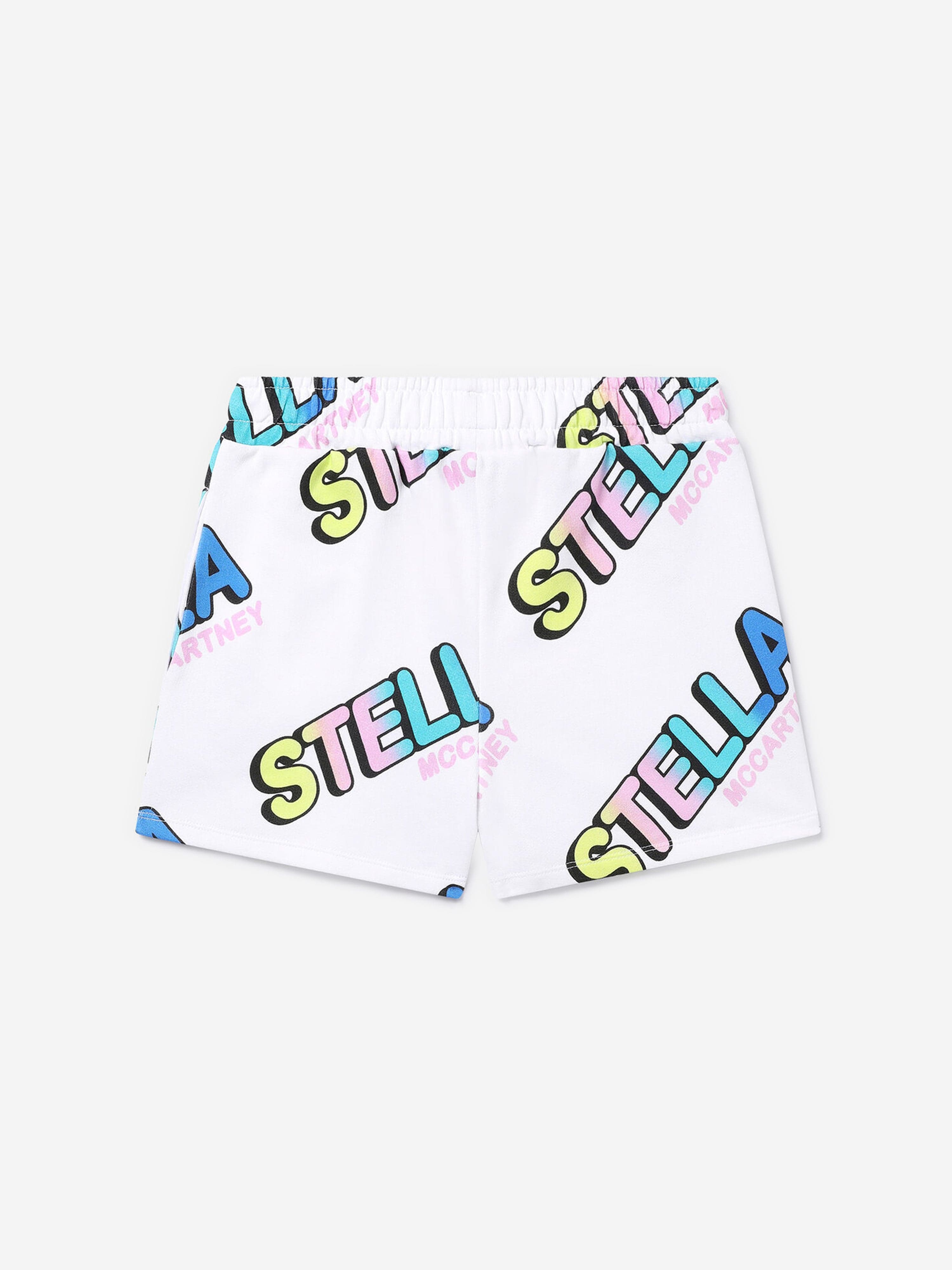 Stella McCartney Girls Logo Shorts in White