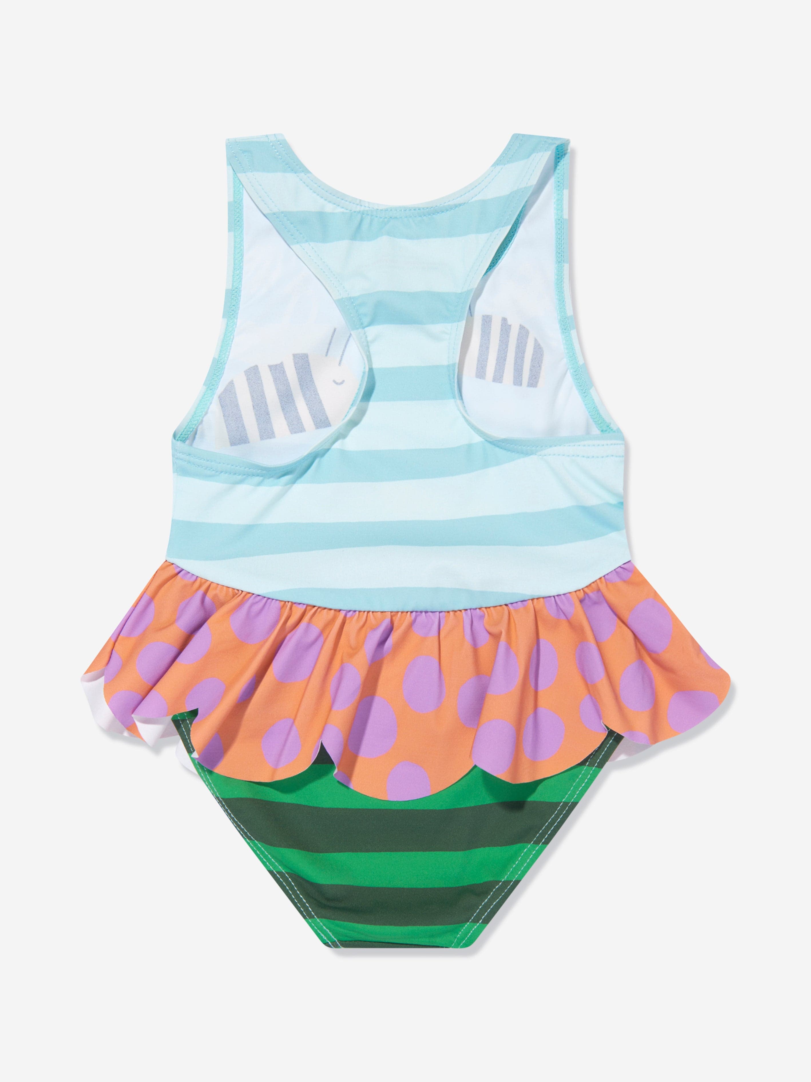 Stella McCartney Baby Girls Bee Swimsuit in Multicolour