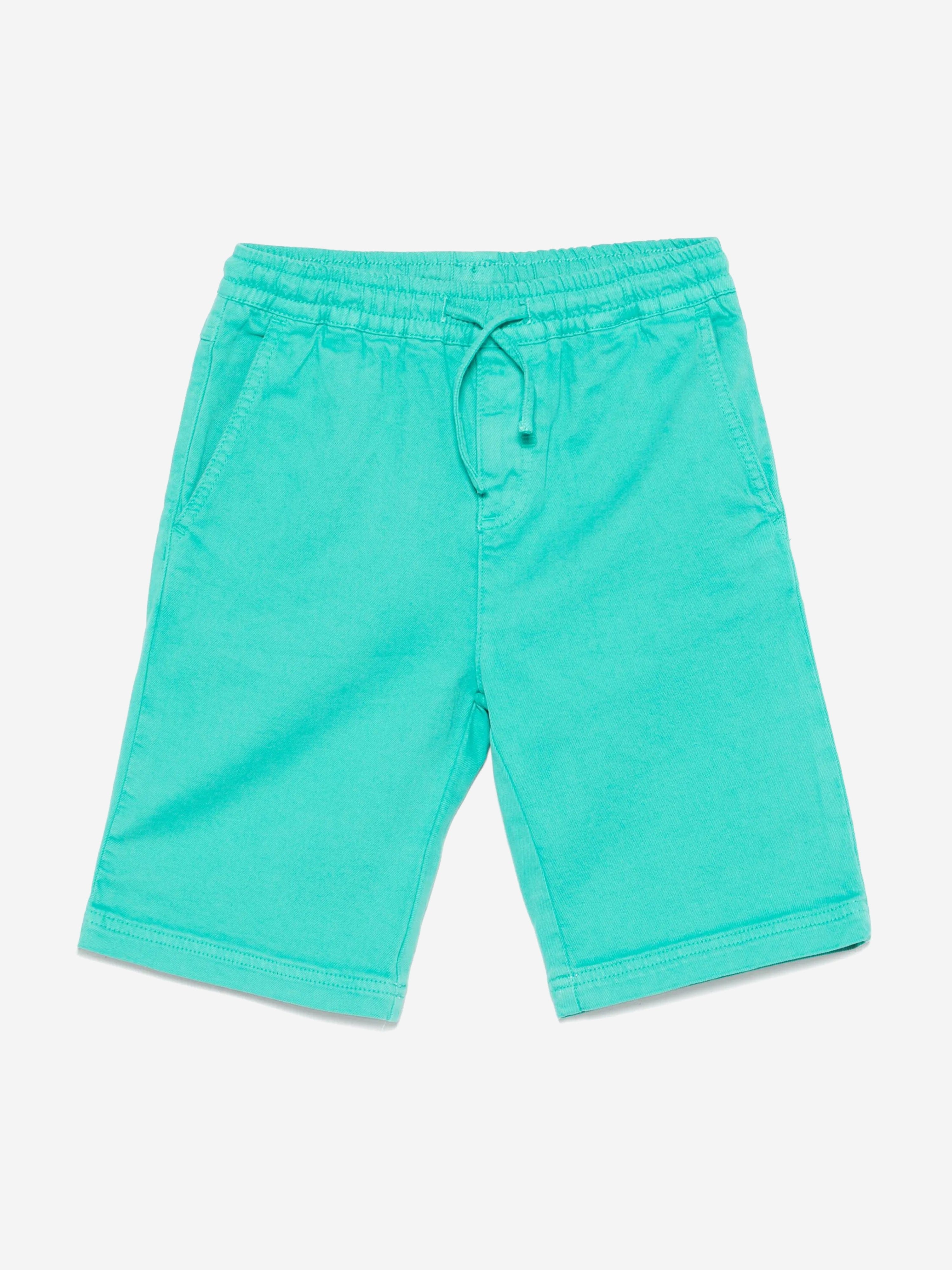 Stella McCartney Boys Logo Shorts in Green