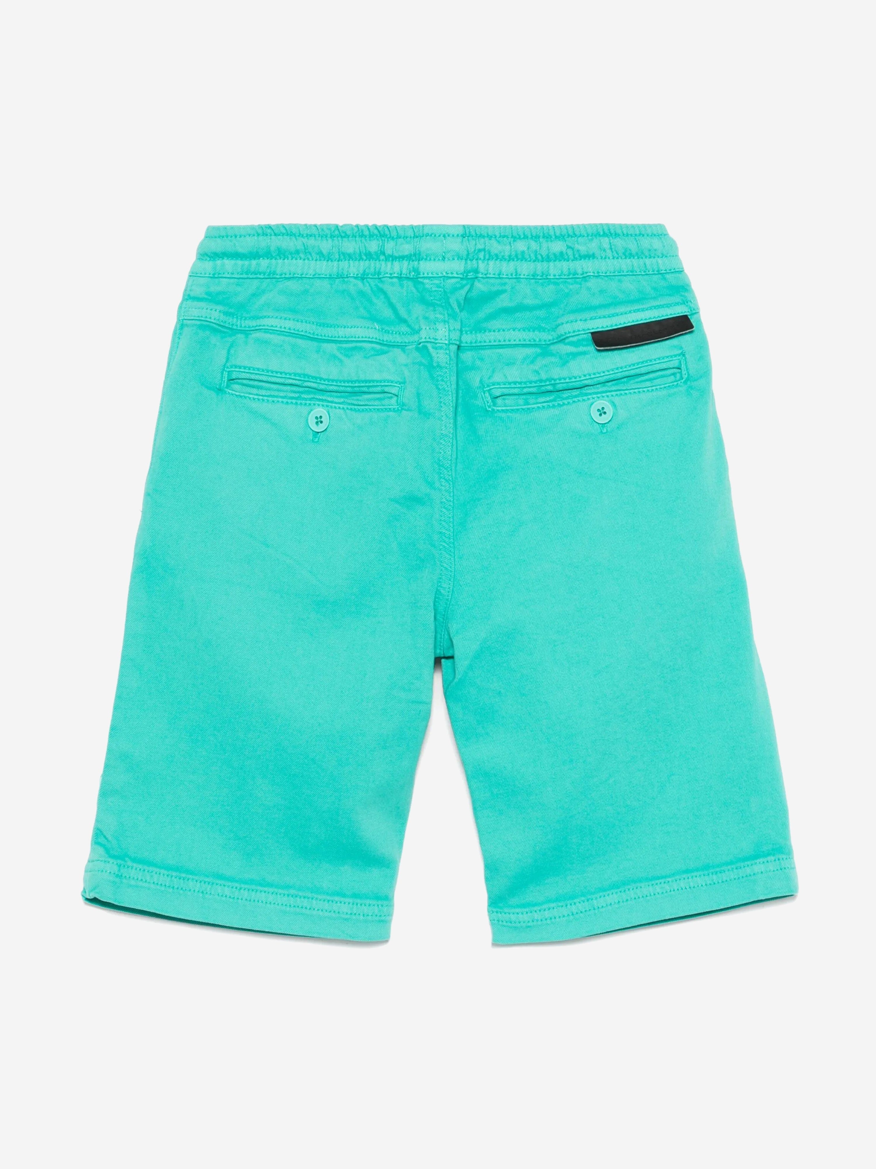 Stella McCartney Boys Logo Shorts in Green