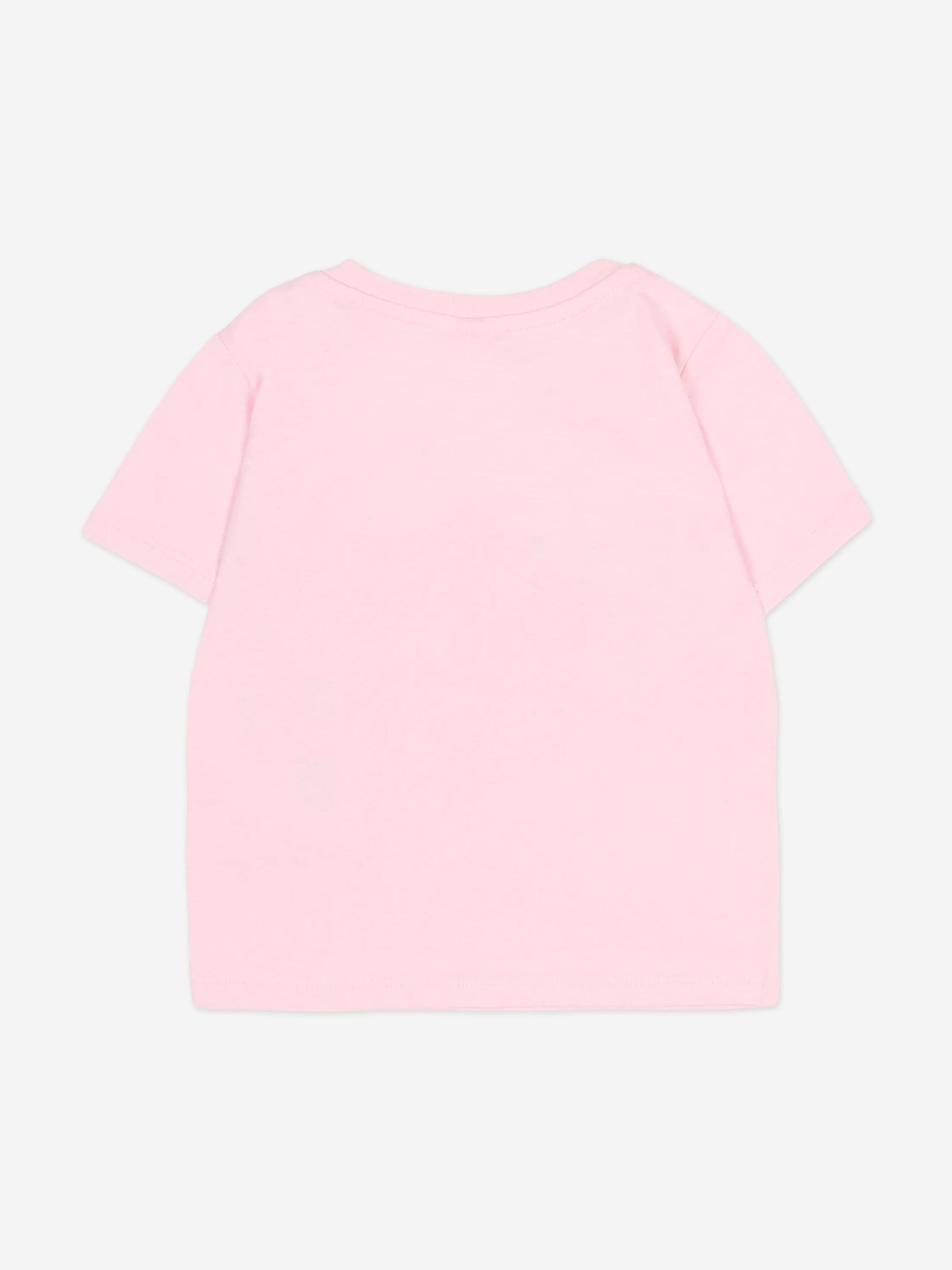 Stella McCartney Baby Girls Ladybird Logo T-Shirt in Pink