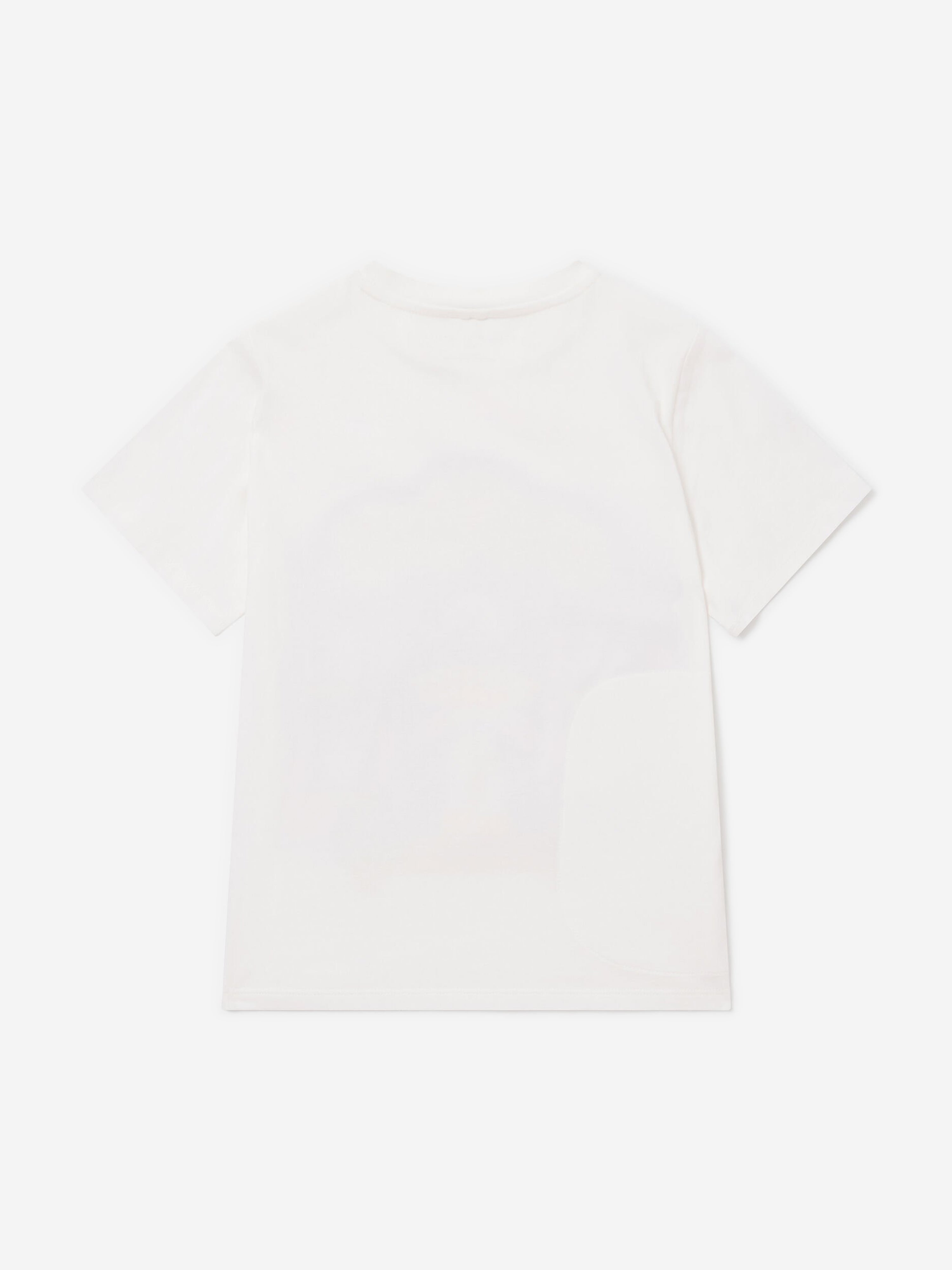 Stella McCartney Girls Bug Hotel T-Shirt With Detachable Appliques in Ivory