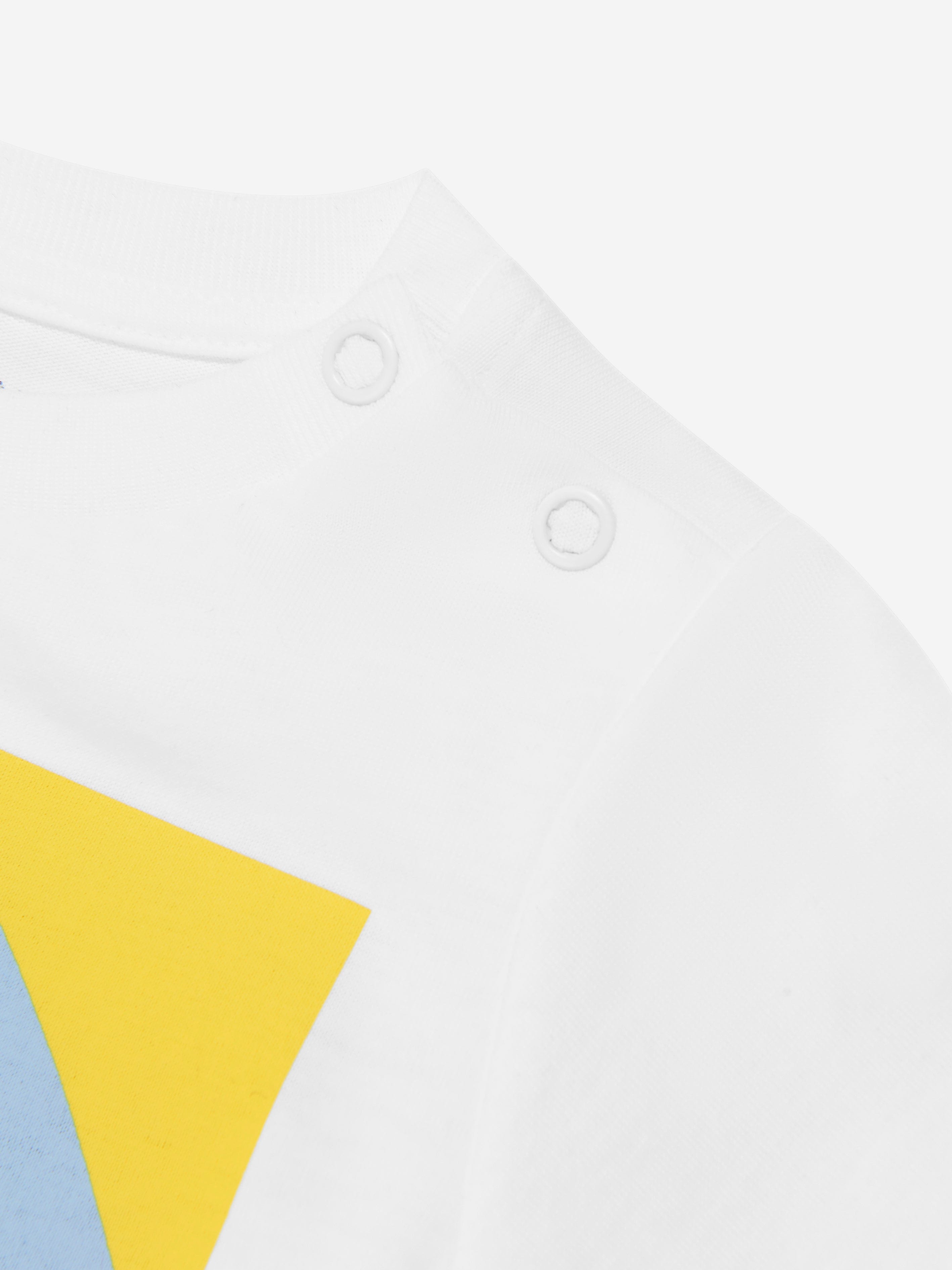 Stella McCartney Baby Boys Whales Print T-Shirt in White