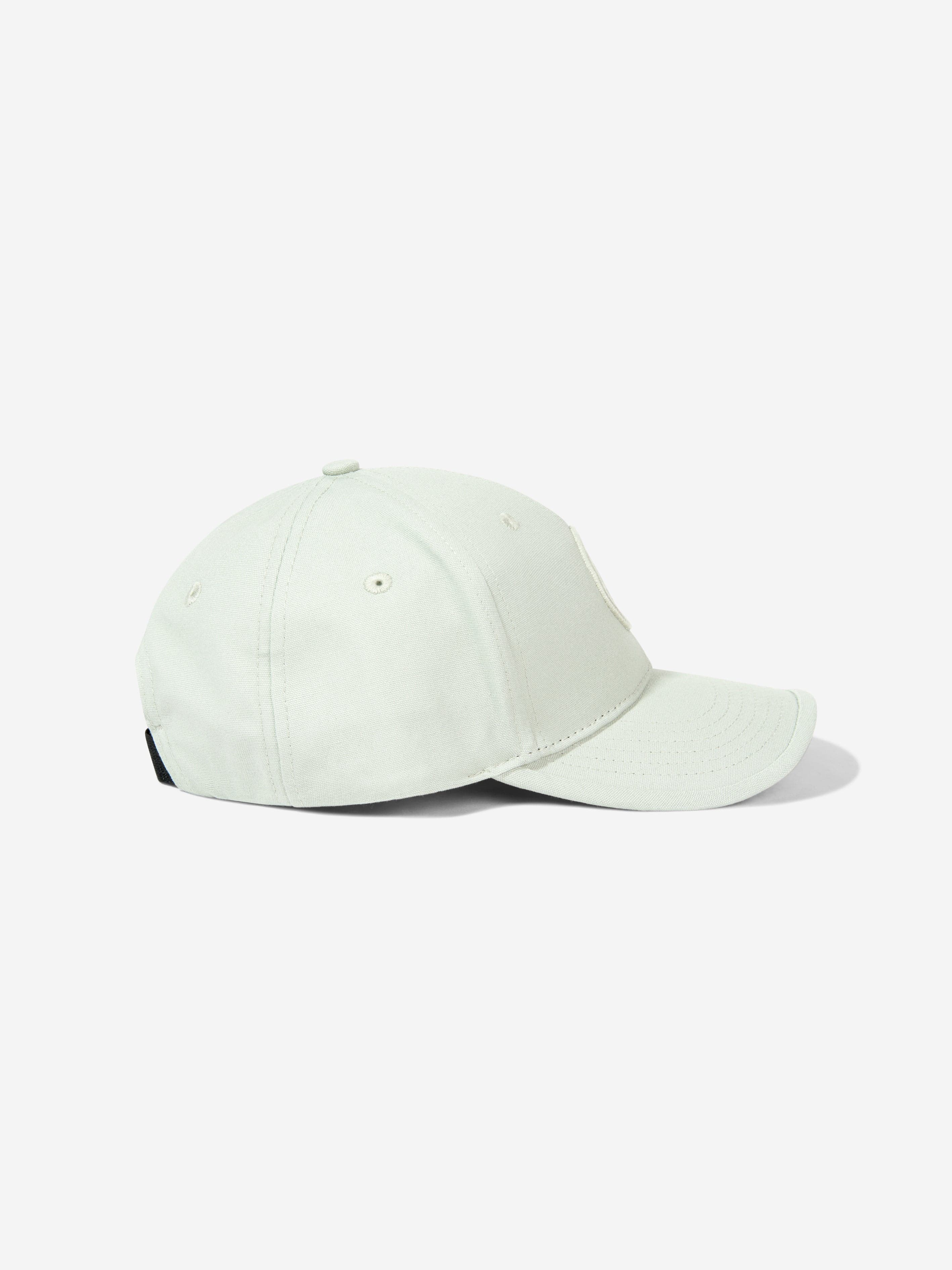 Stone Island Boys Embroidered Compass Logo Cap in Grey