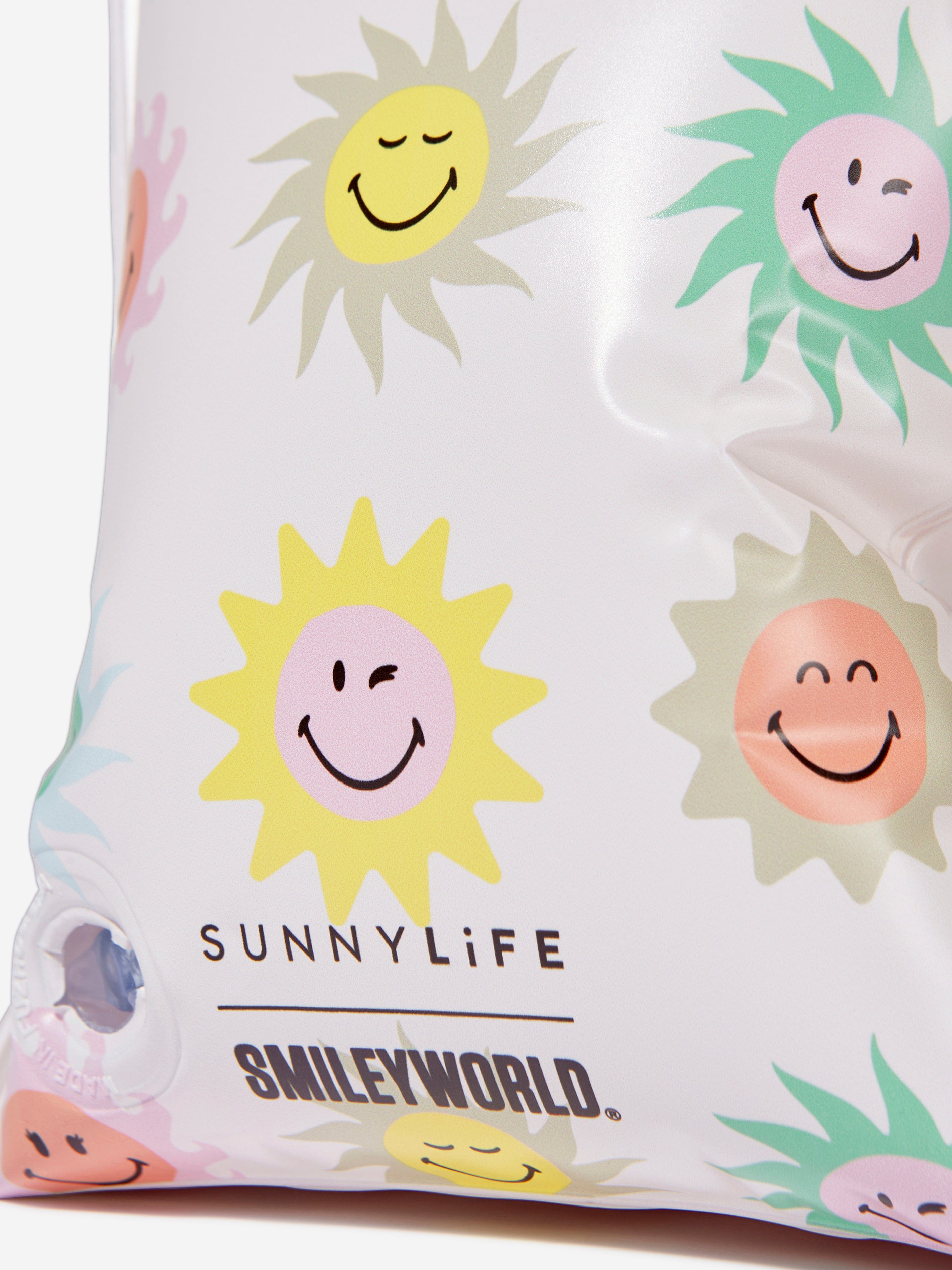 Sunnylife Kids Smiley World Buddy Arm Bands in Multicolour