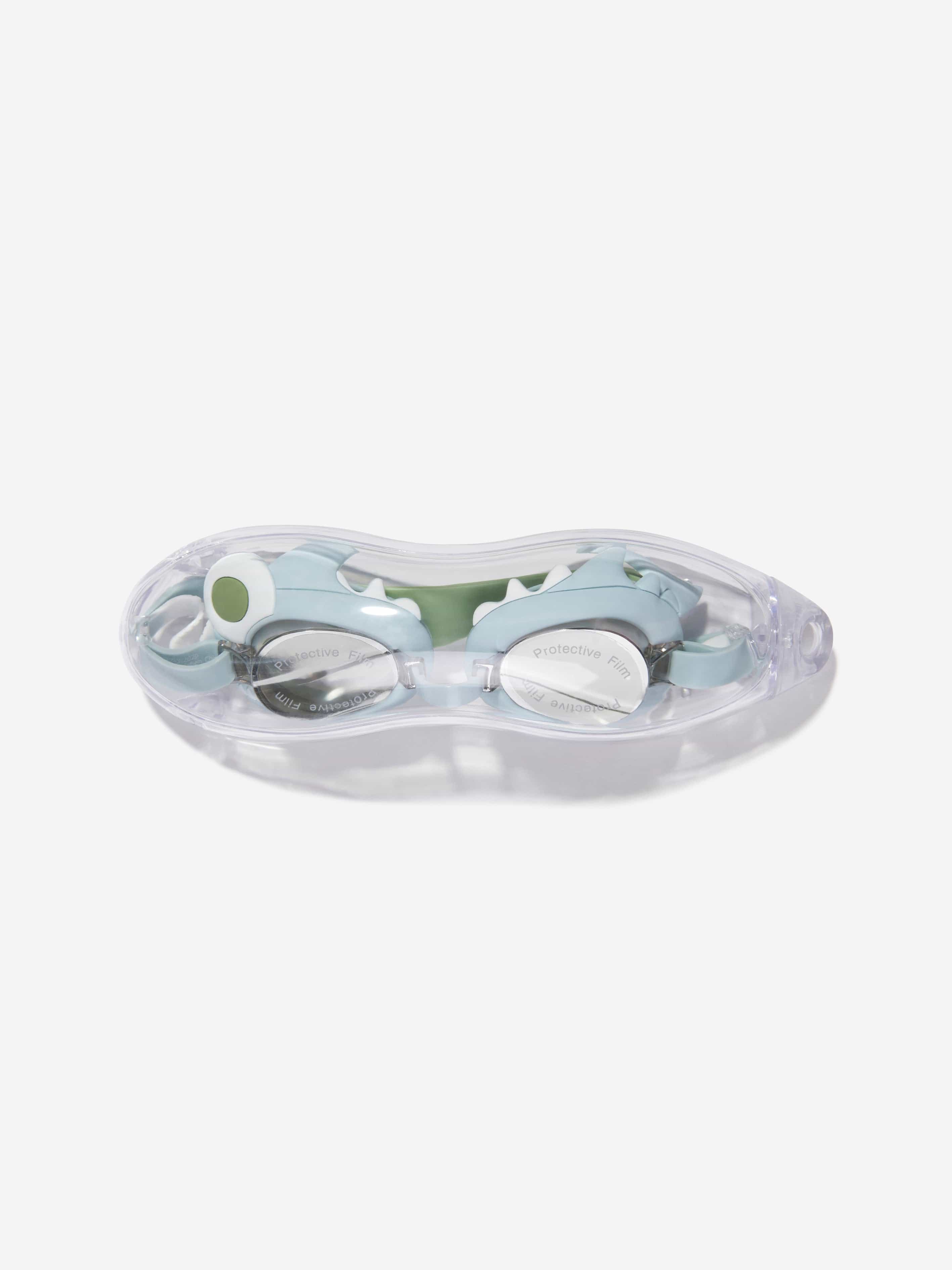 Sunnylife Kids Shark Tribe Mini Swim Goggles in Blue