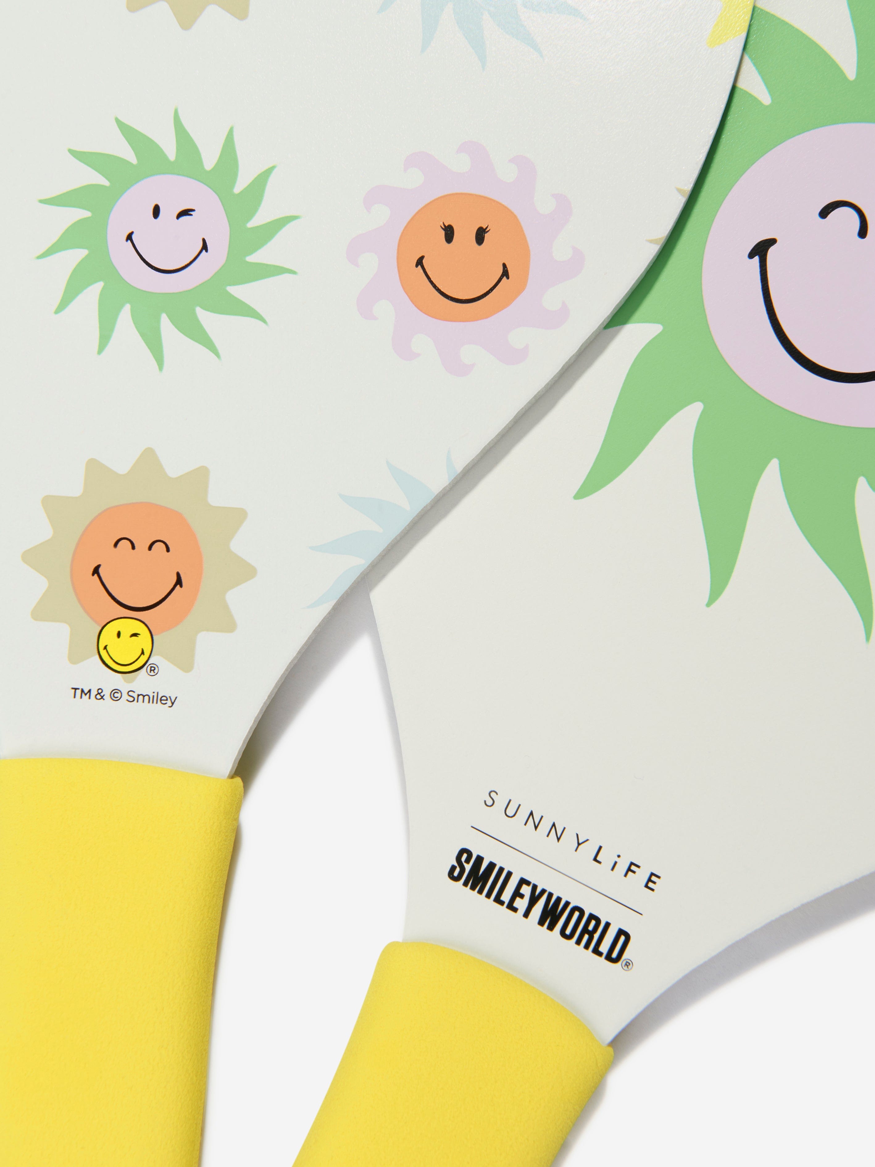 Sunnylife Kids Smiley World Beach Bats in Multicolour