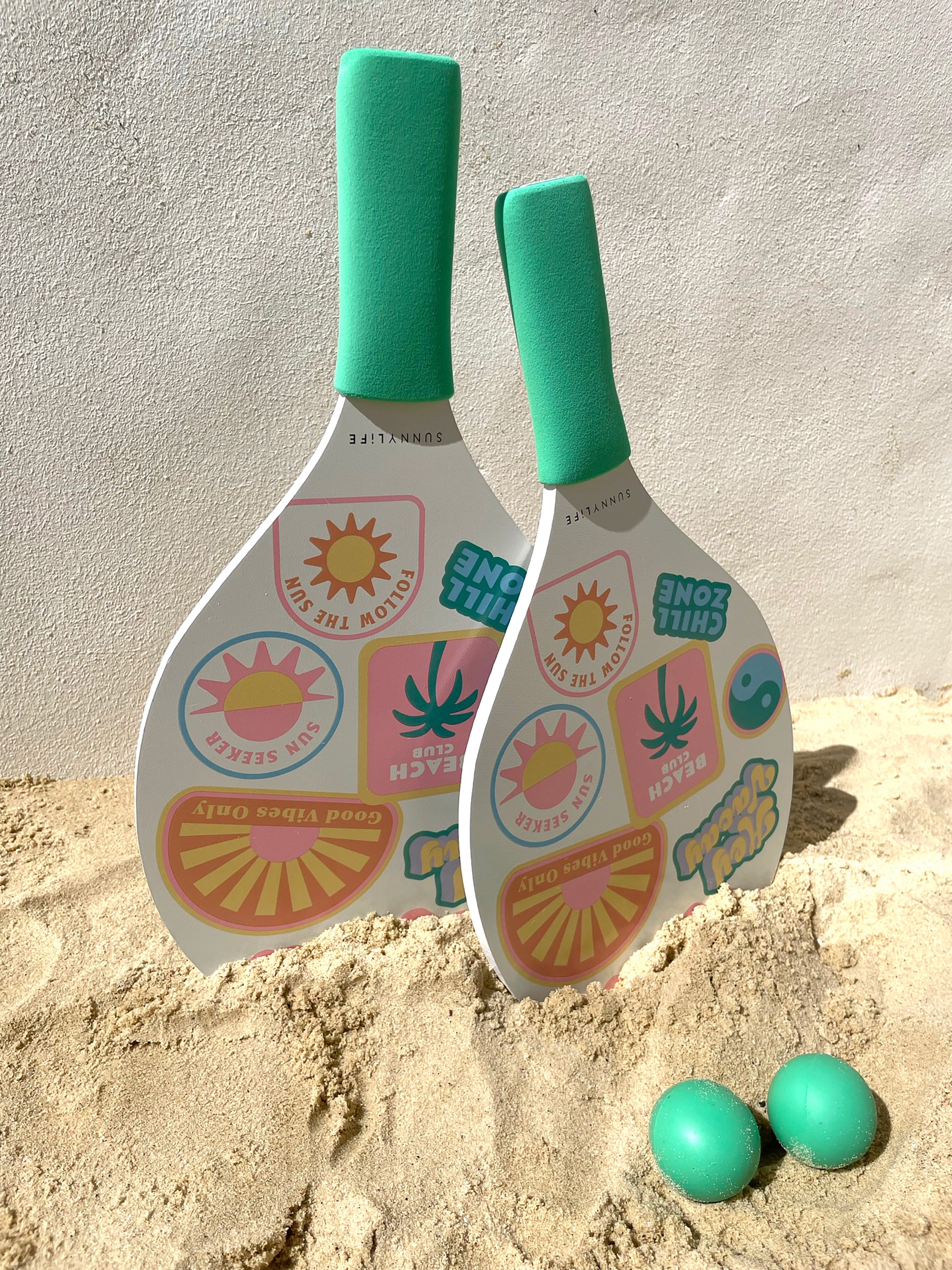 Sunnylife Kids Summer Beach Bats Summer in Multicolour (39cm)