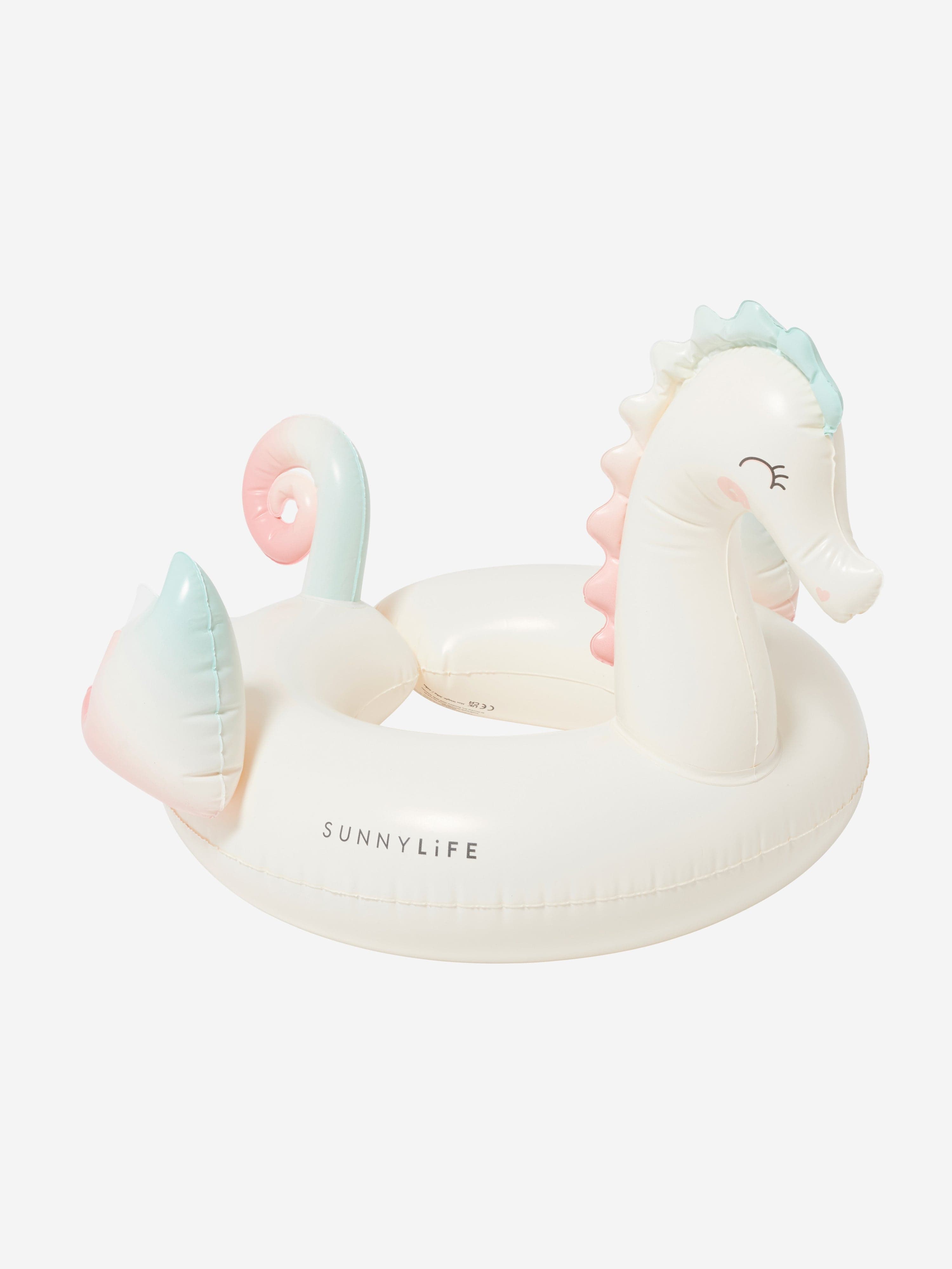 Sunnylife Girls Melody the Mermaid Tube Pool Ring in White (70cm)