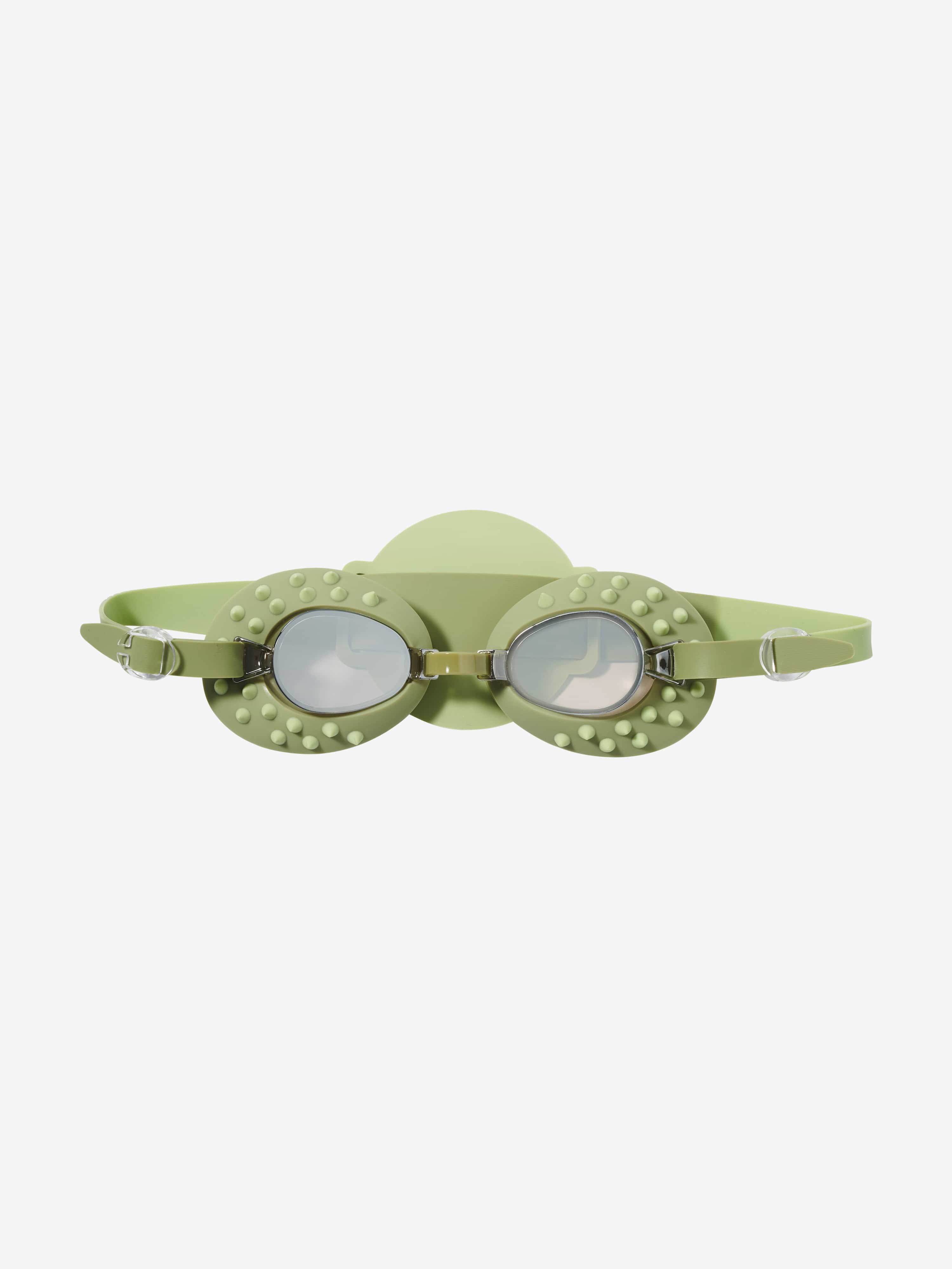 Sunnylife Kids Cookie the Croc Swim Goggles in Green (16cm)