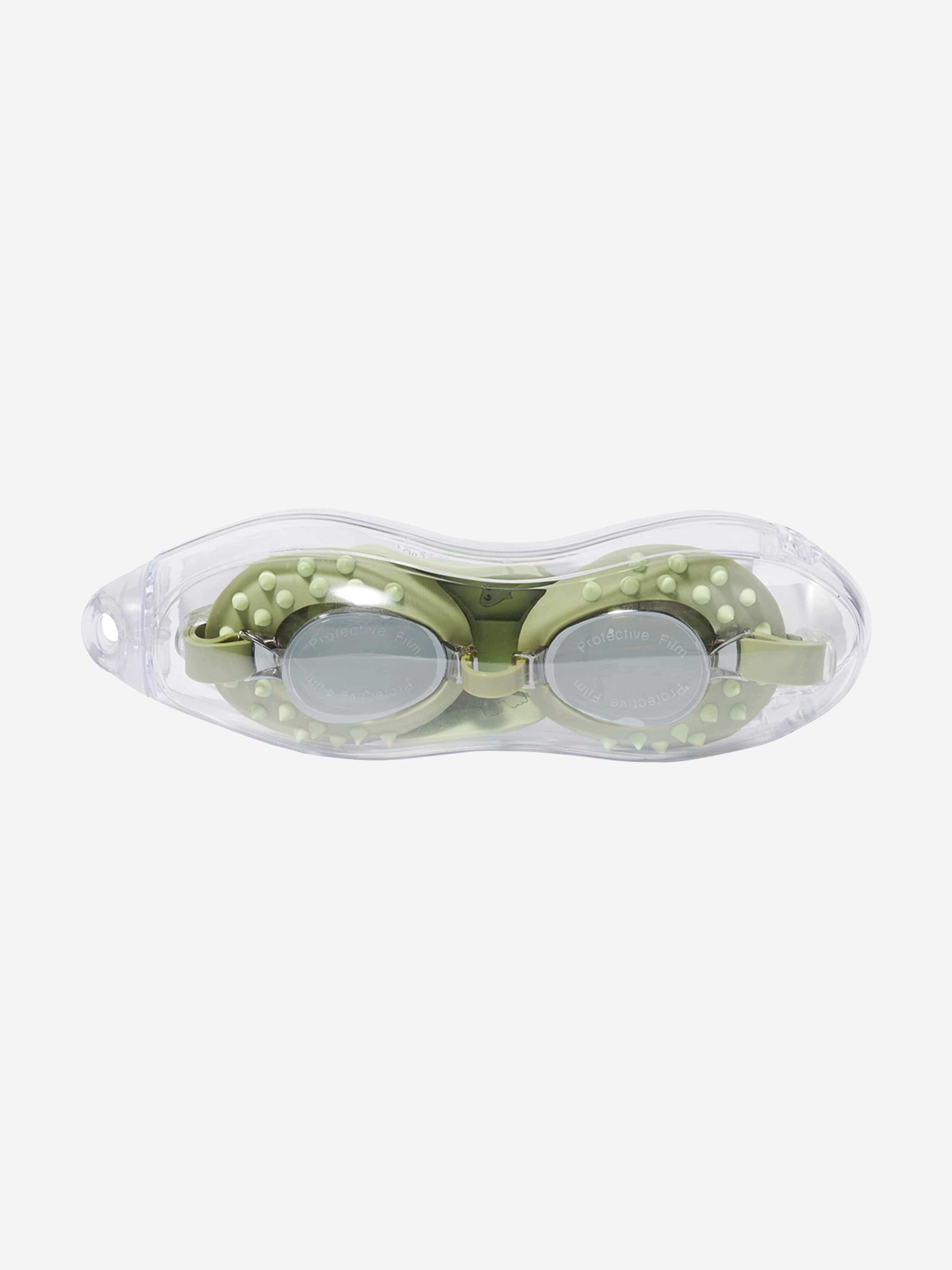 Sunnylife Kids Cookie the Croc Swim Goggles in Green (16cm)