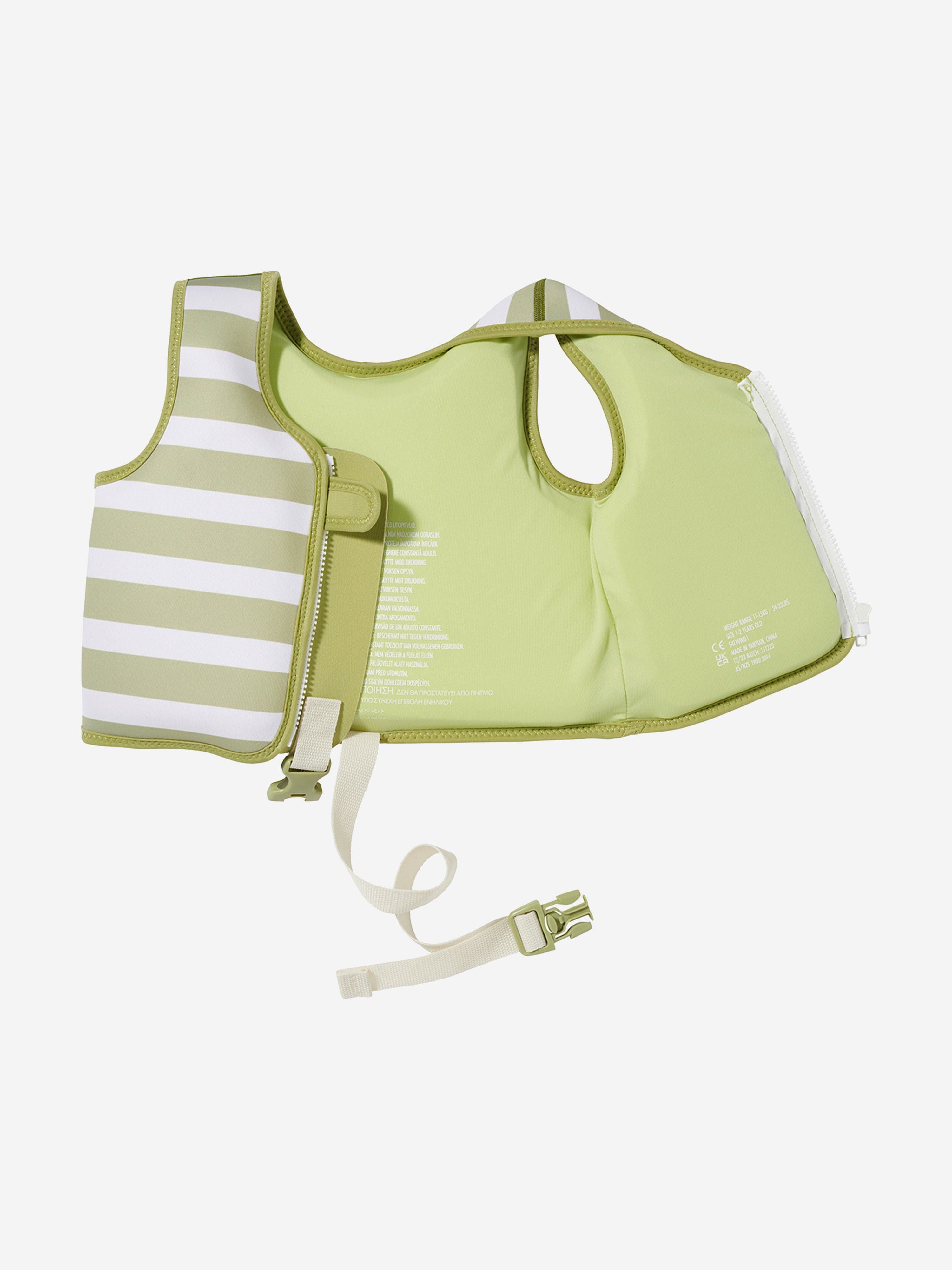 Sunnylife Kids Into The Wild Swim Vest in Green (34cm)