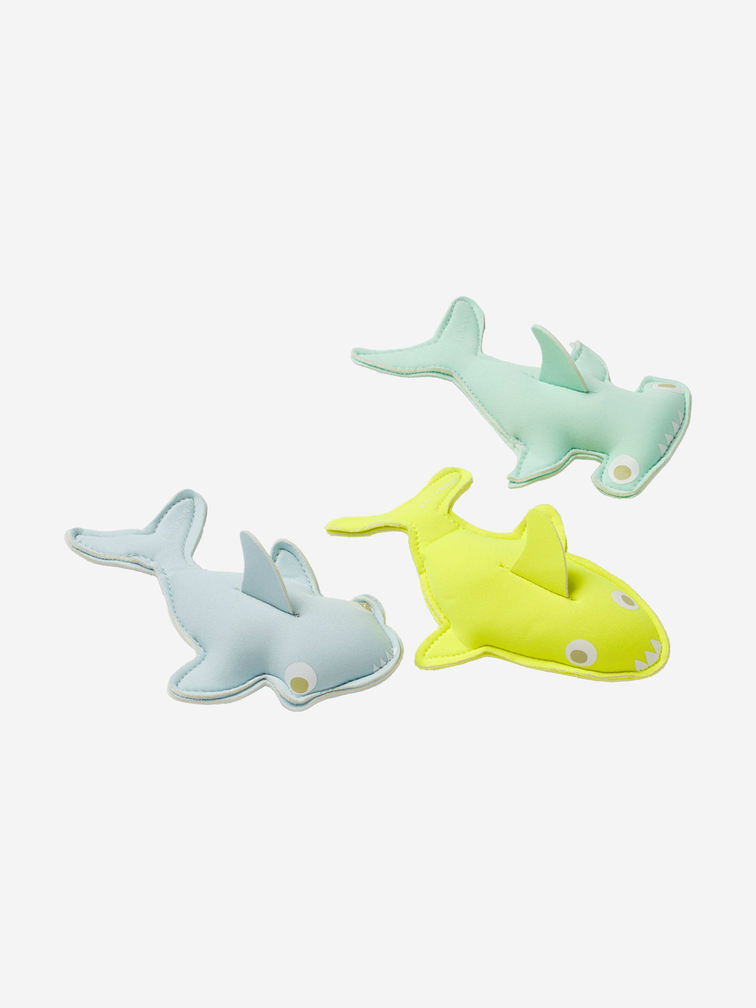 Sunnylife Kids Salty the Shark Set of 3 Dive Buddies in Multicolour (18cm)