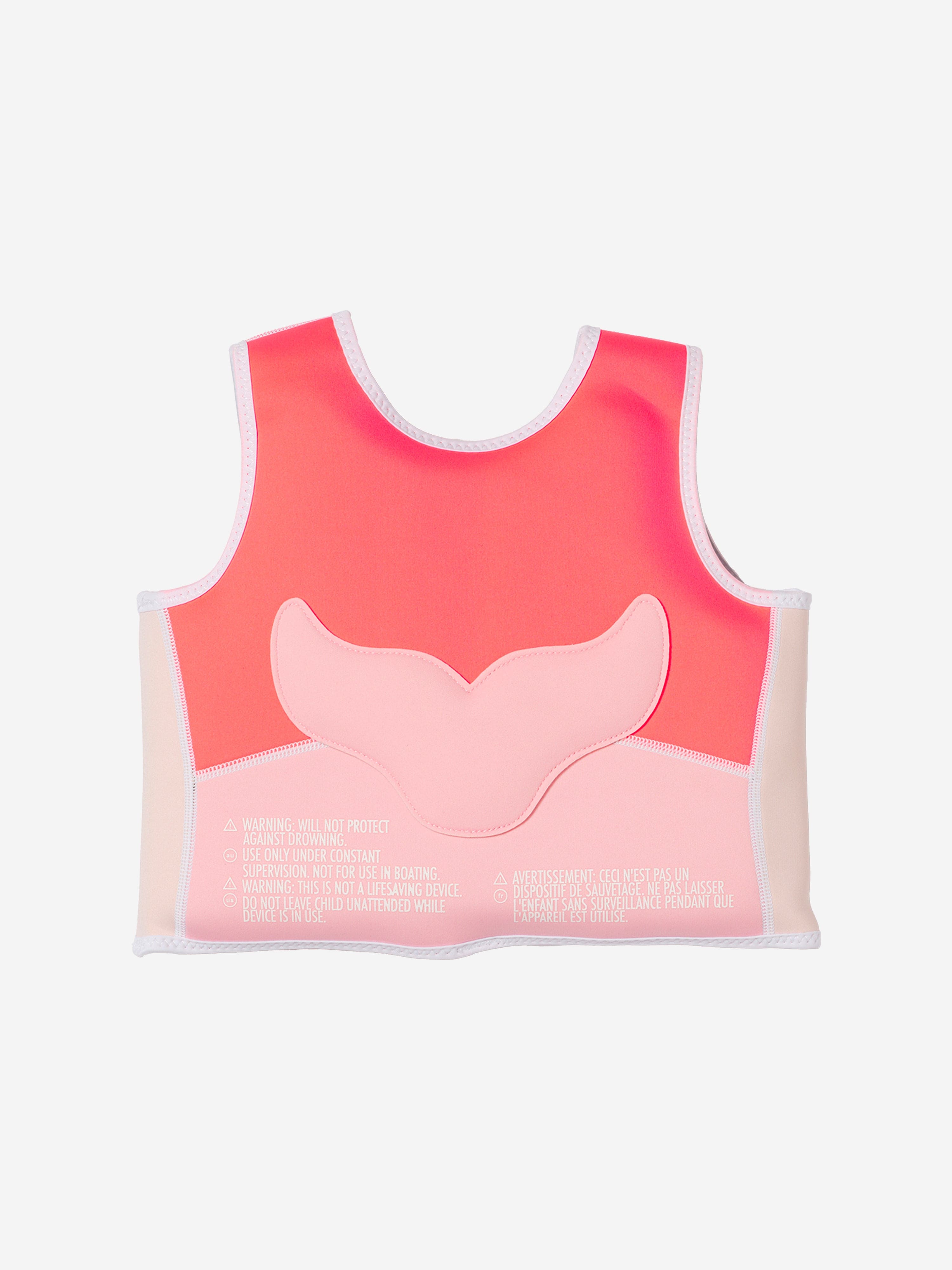 Sunnylife Girls Melody the Mermaid Swim Vest in Pink (34cm)