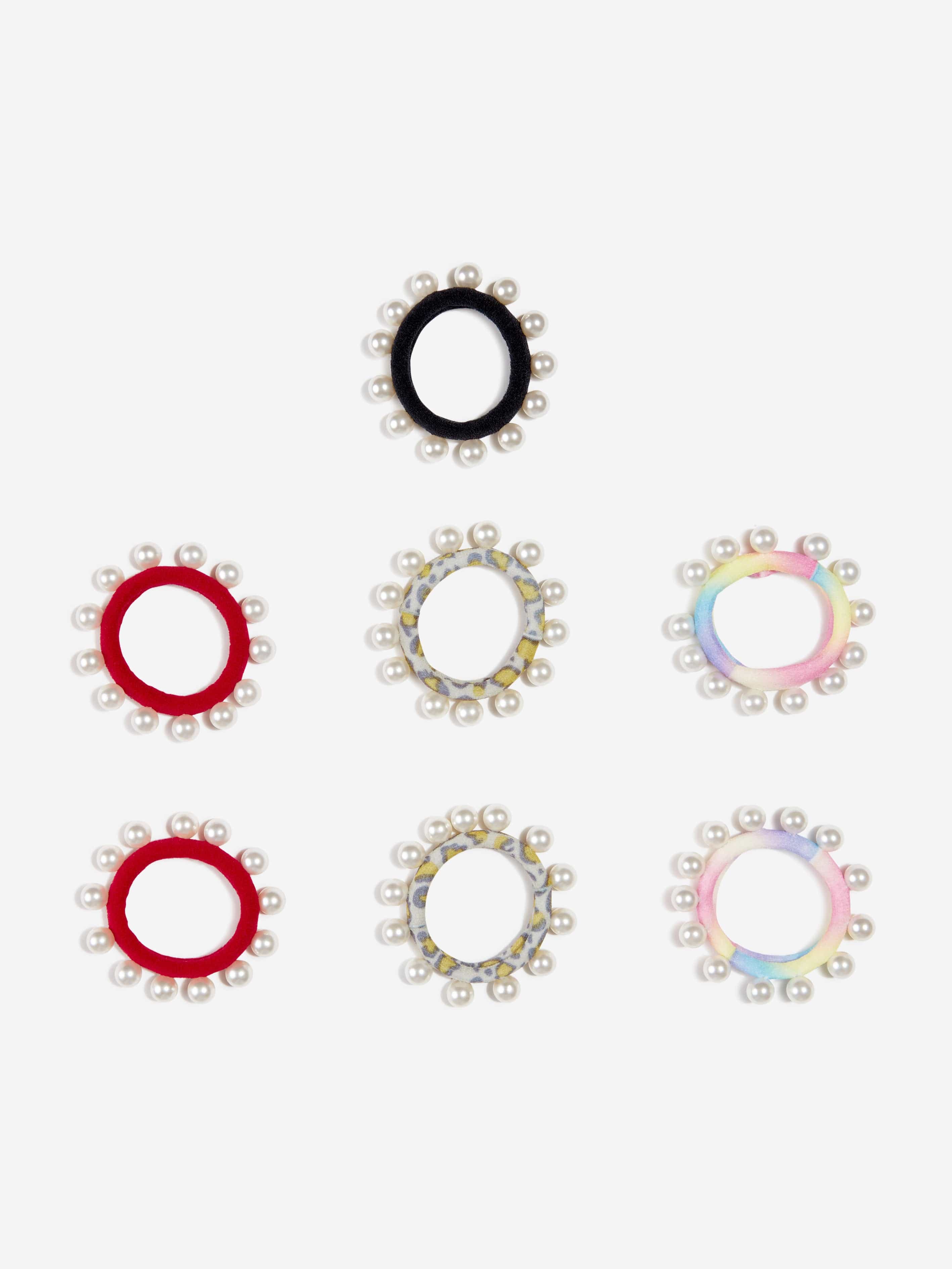 Super Smalls Girls Central Park Pearl Hair Ties in Pearl