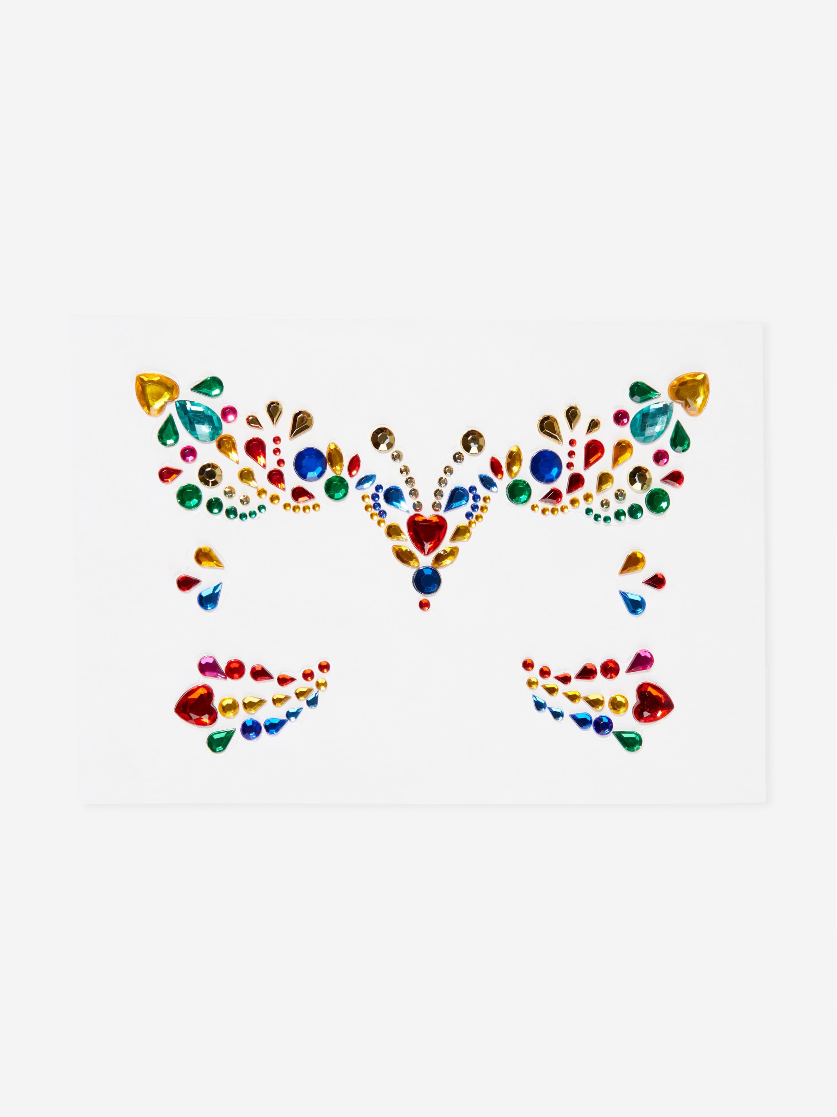 Super Smalls Girls Butterfly Gem Makeup Stickers in Multicolour