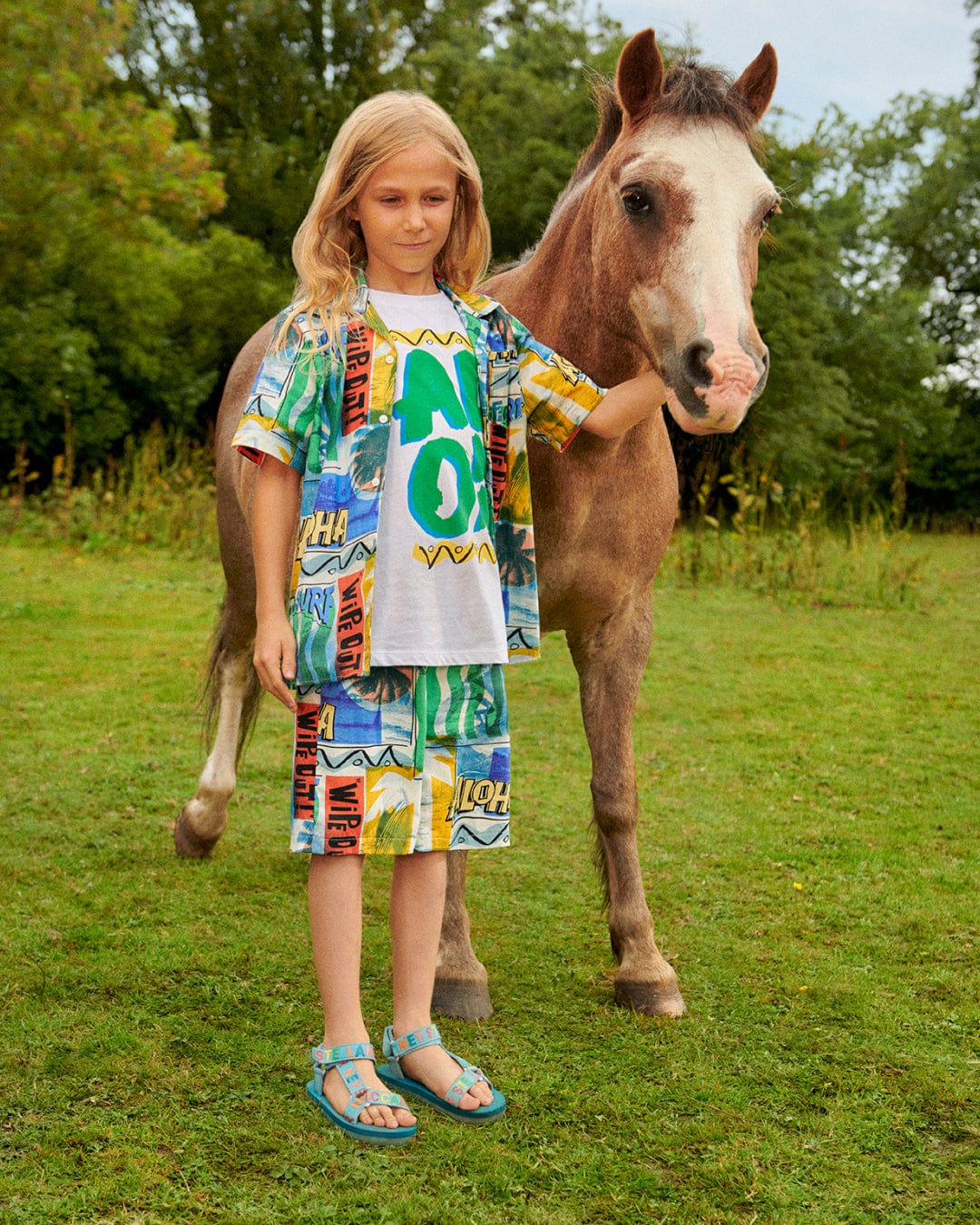 Stella McCartney Boys Surfers Shirt in Multicolour