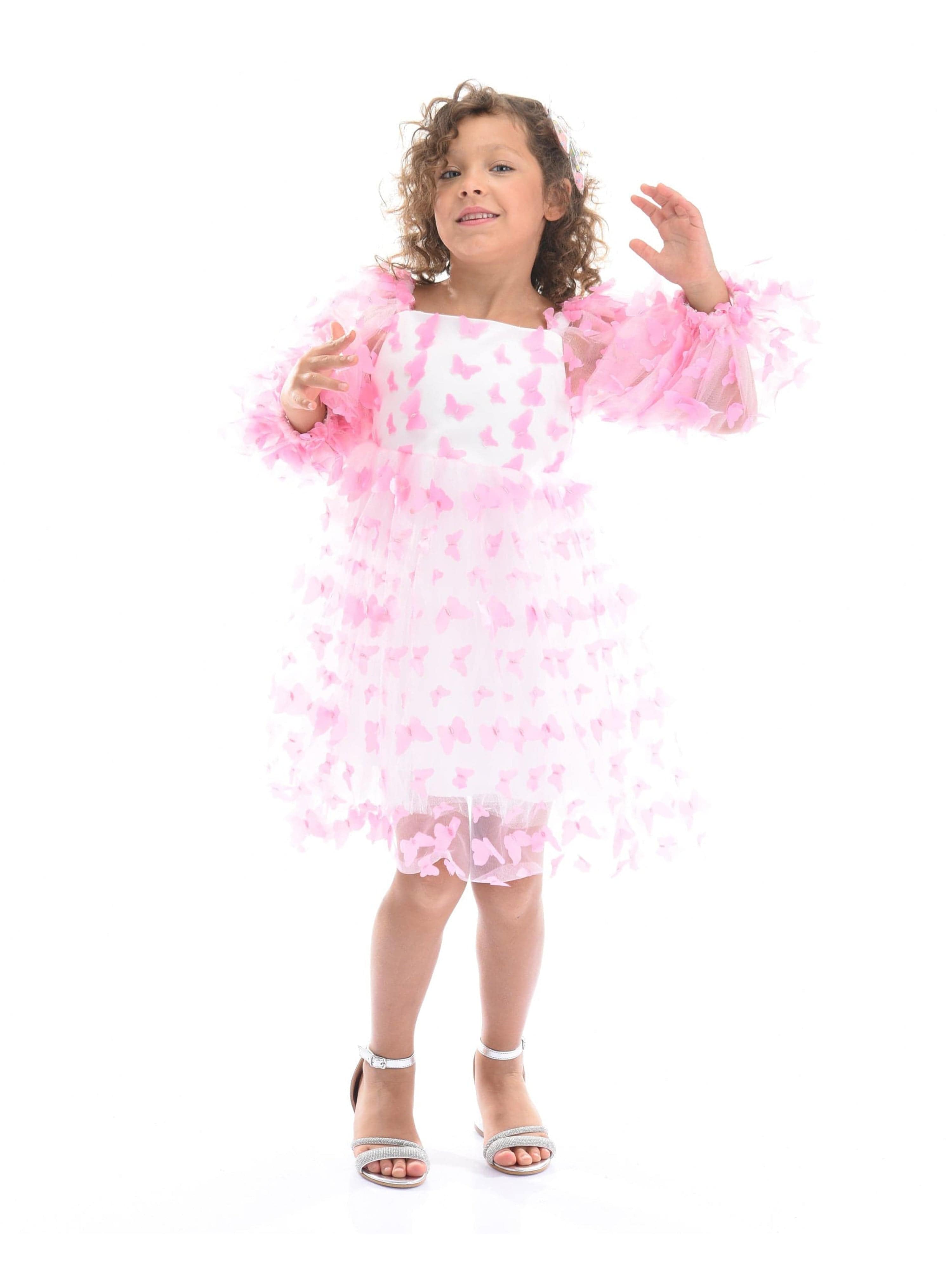 Pink Bell Mariposa Dress