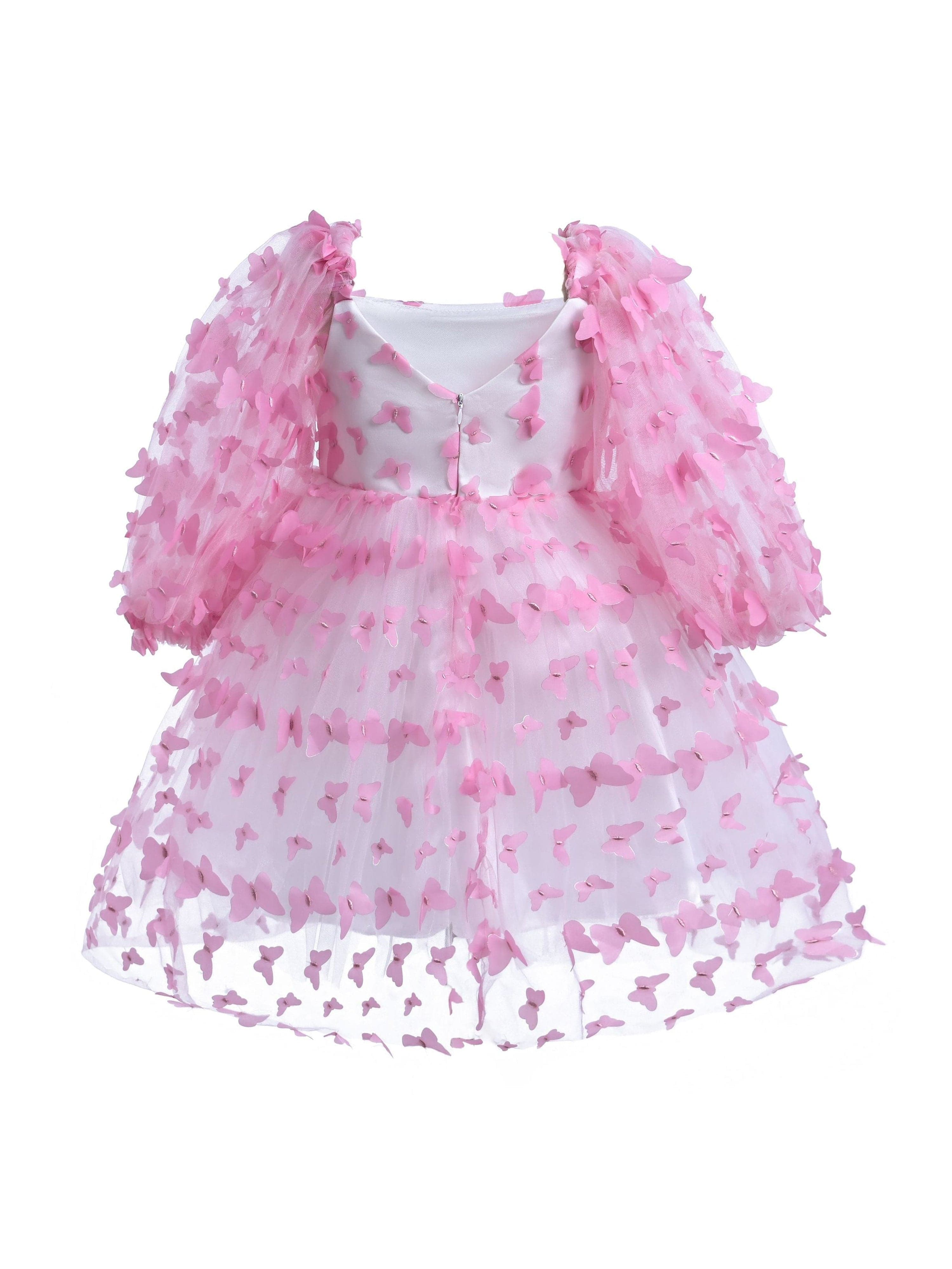 Pink Bell Mariposa Dress