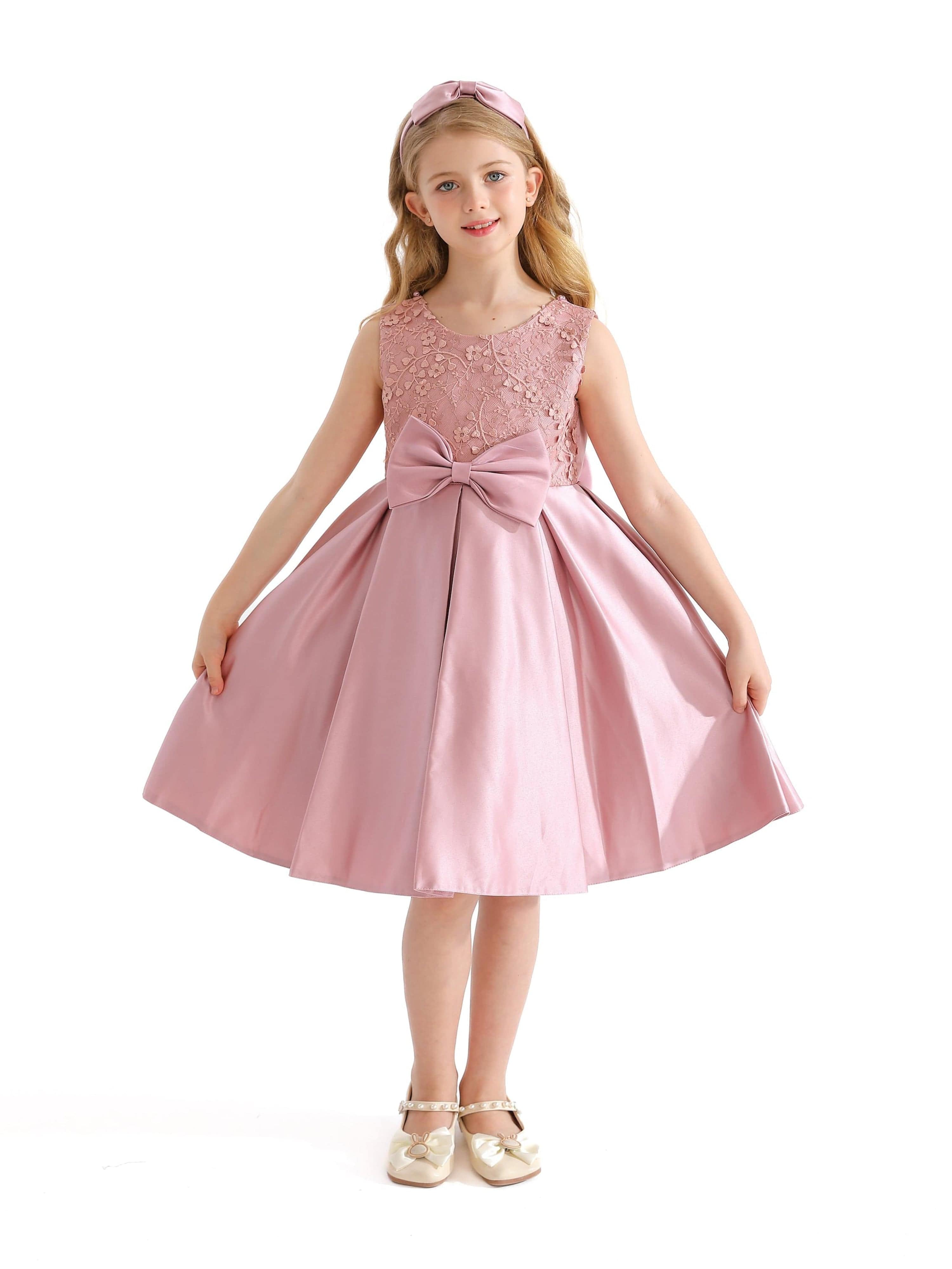 Pink Hampton Double Bow Dress