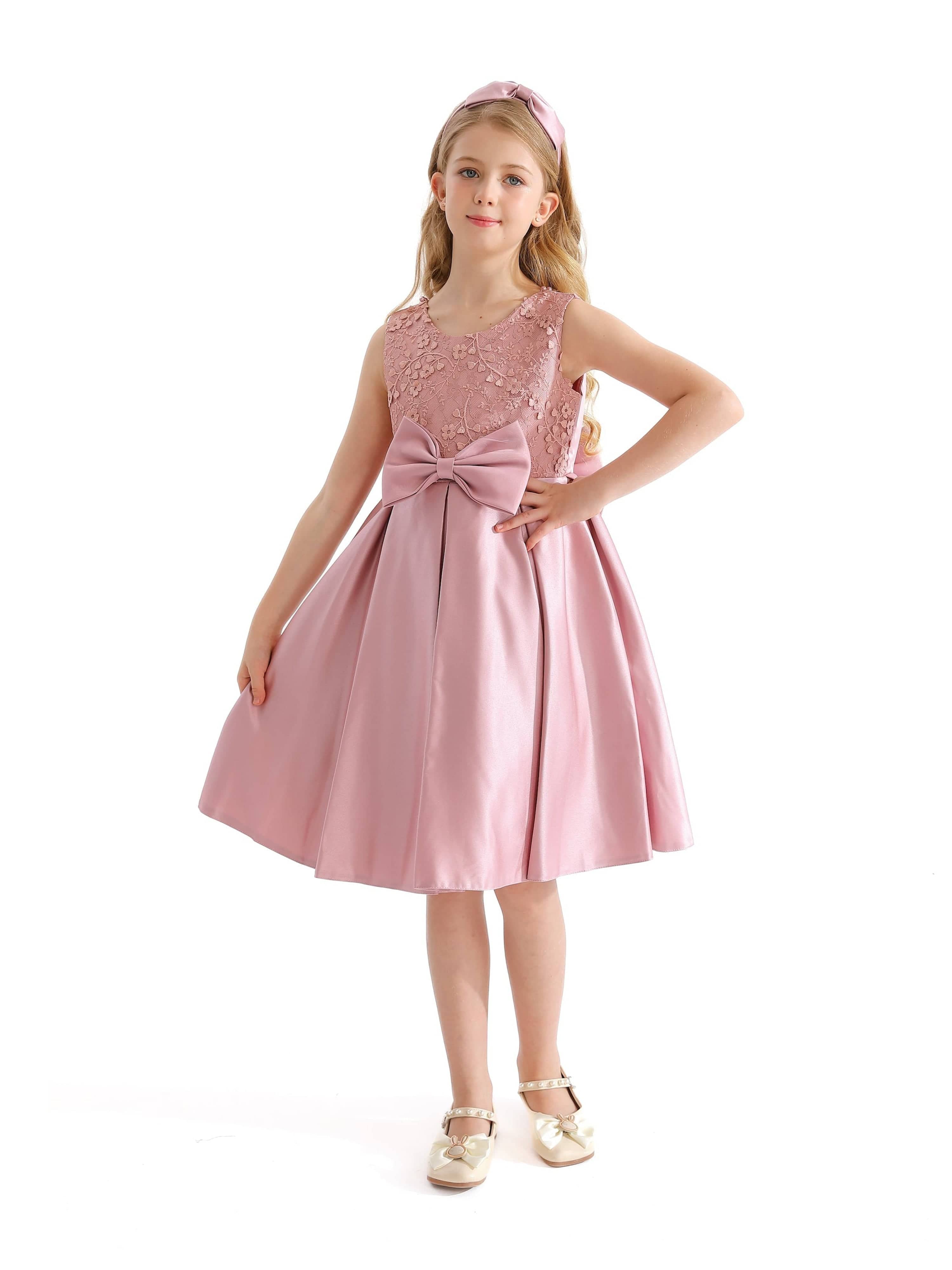 Pink Hampton Double Bow Dress