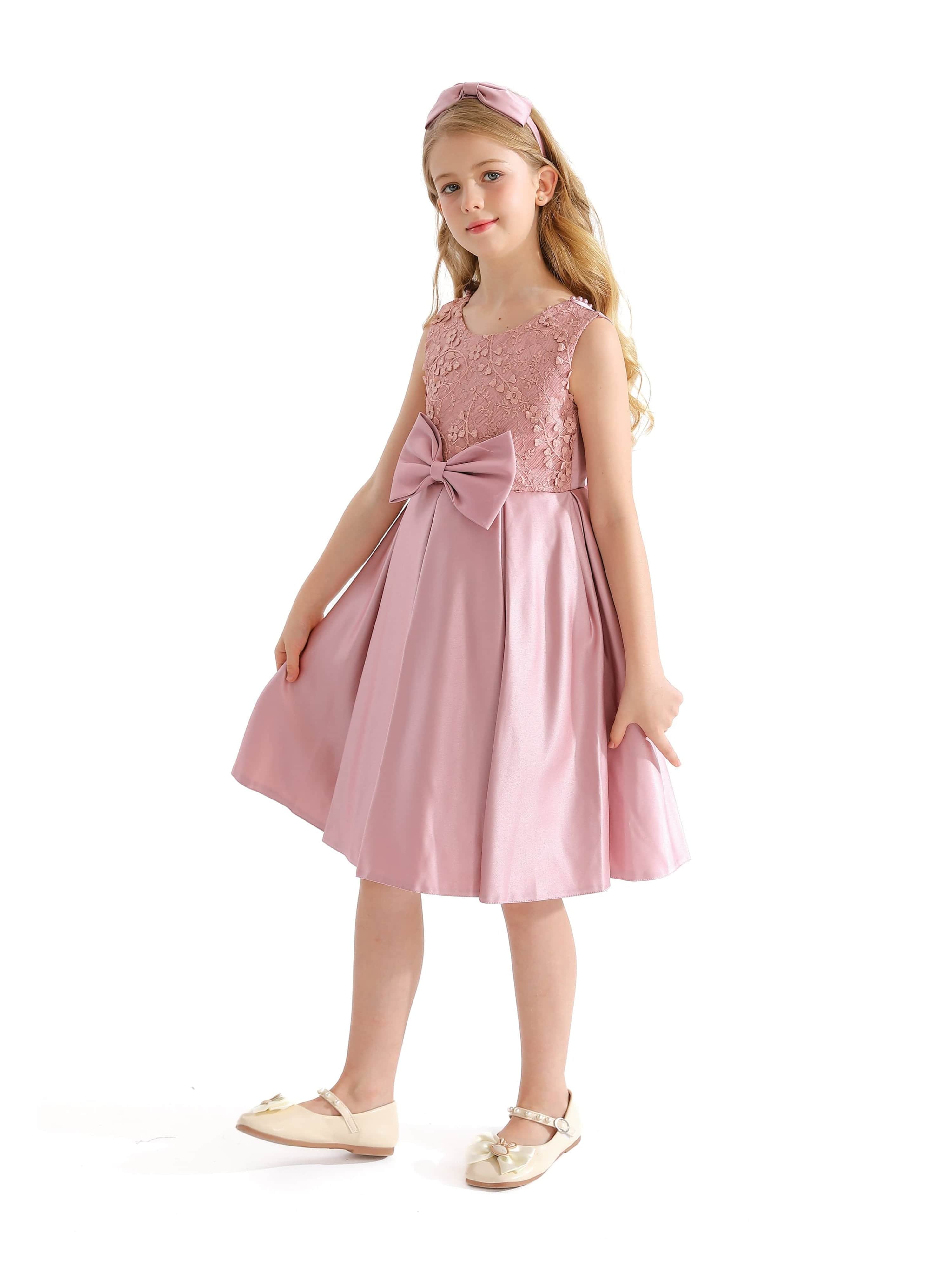 Pink Hampton Double Bow Dress