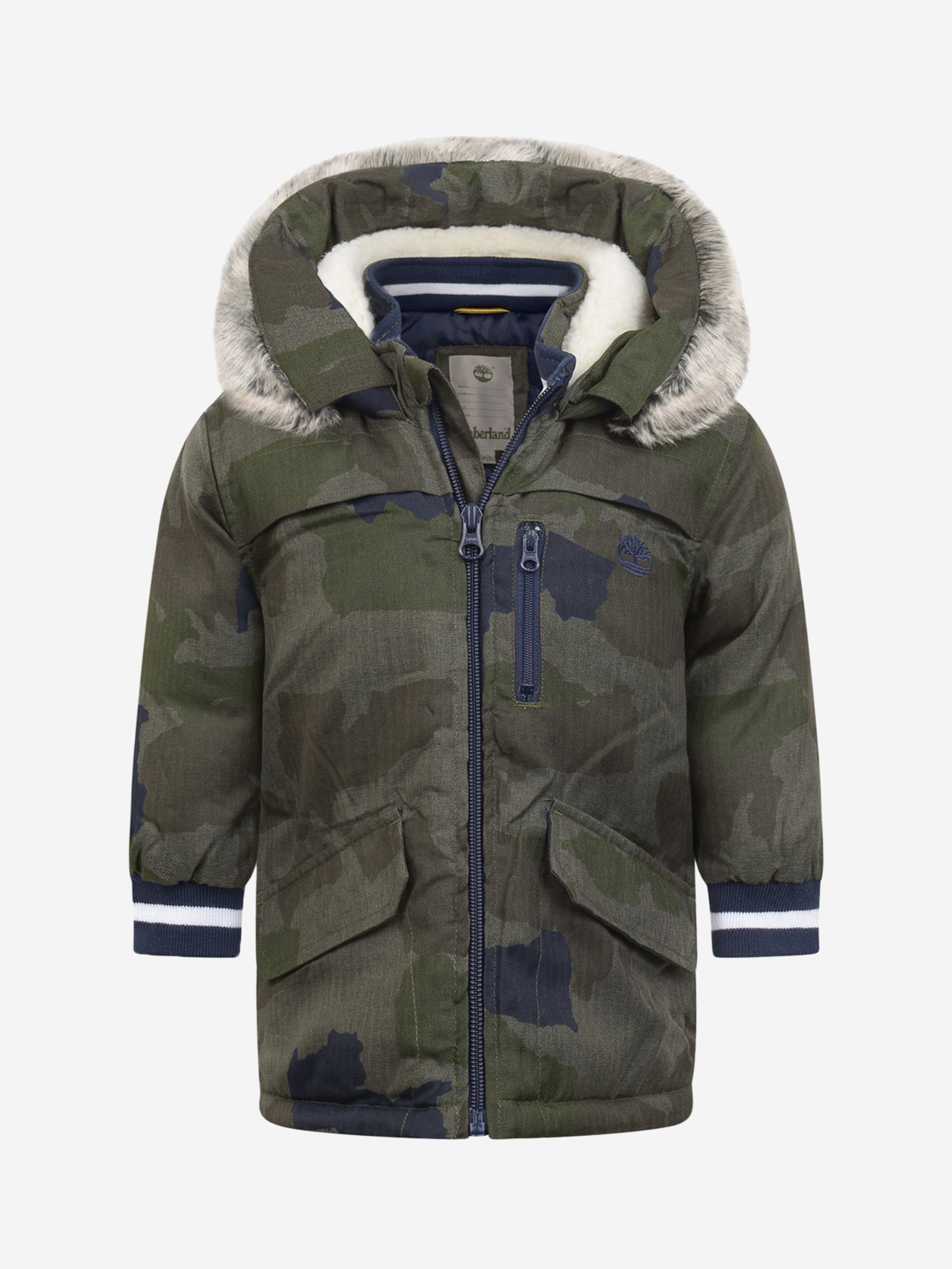 Timberland Baby Boys Camouflage Parka