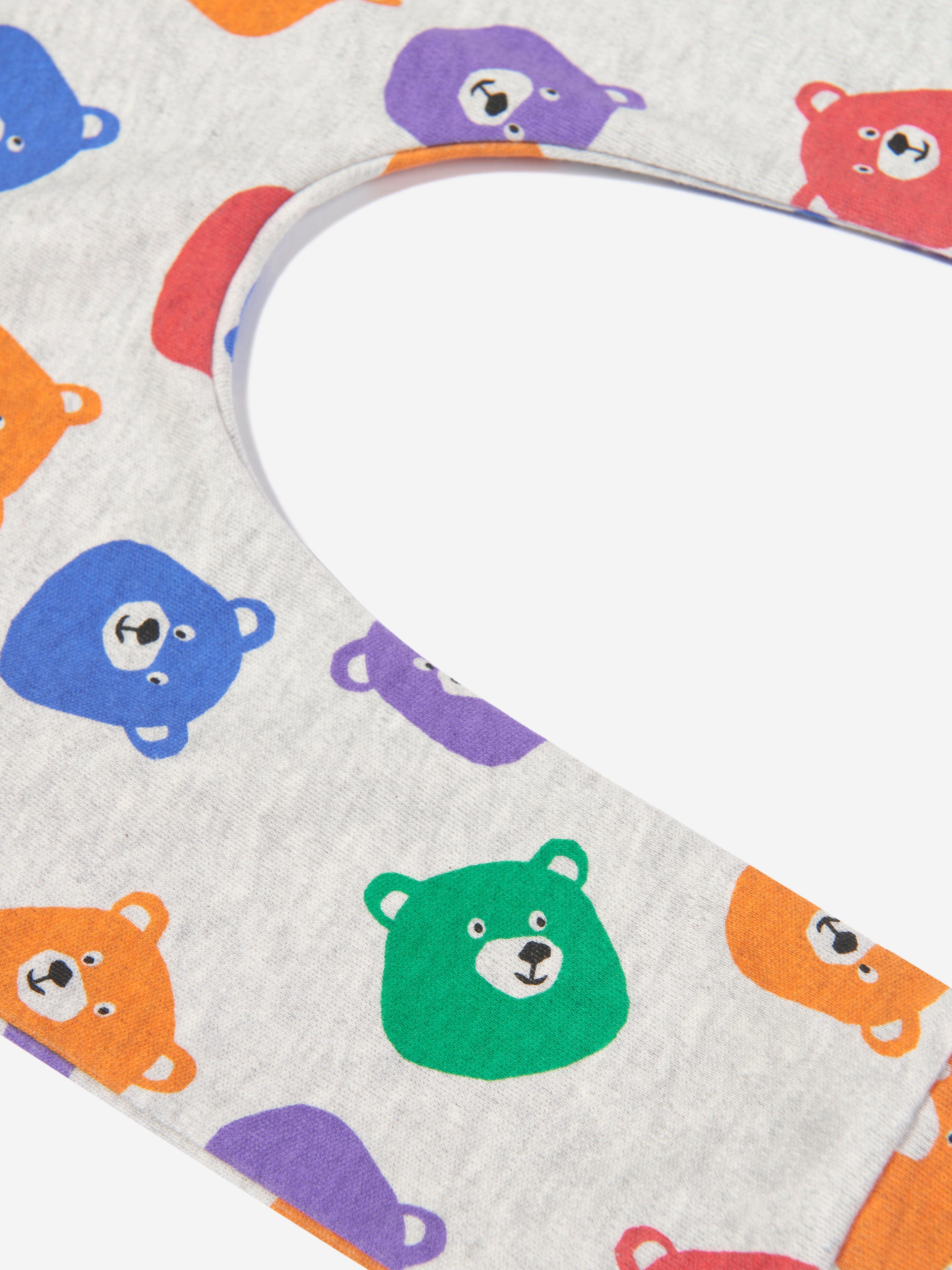 The Bonnie Mob Kids Bubbly Bears Trousers in Grey
