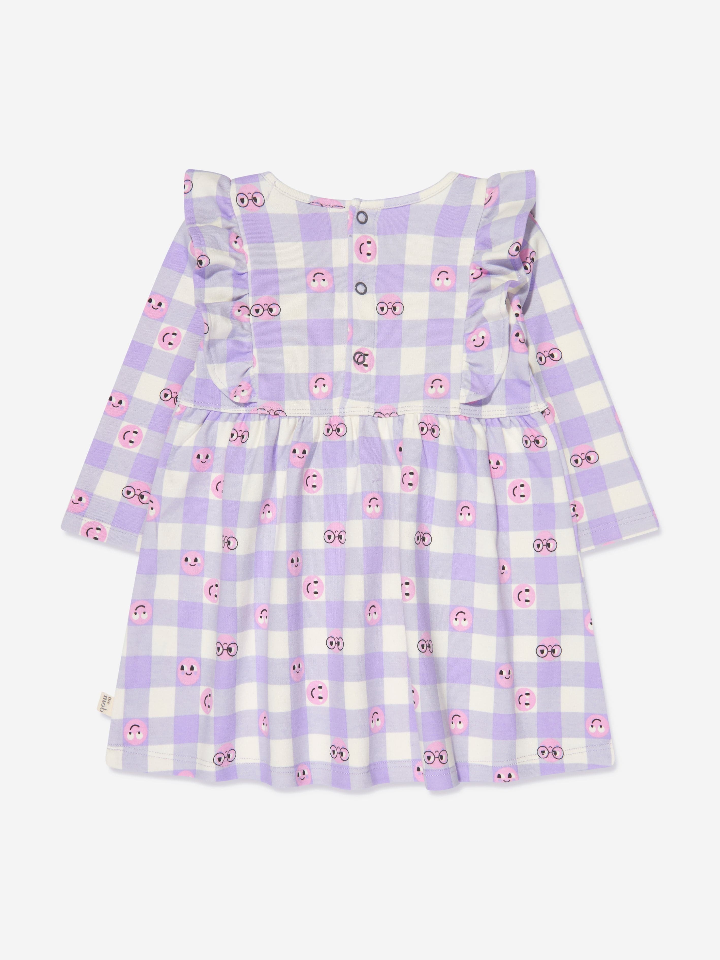 The Bonnie Mob Girls Tiddlywink Dress in Purple