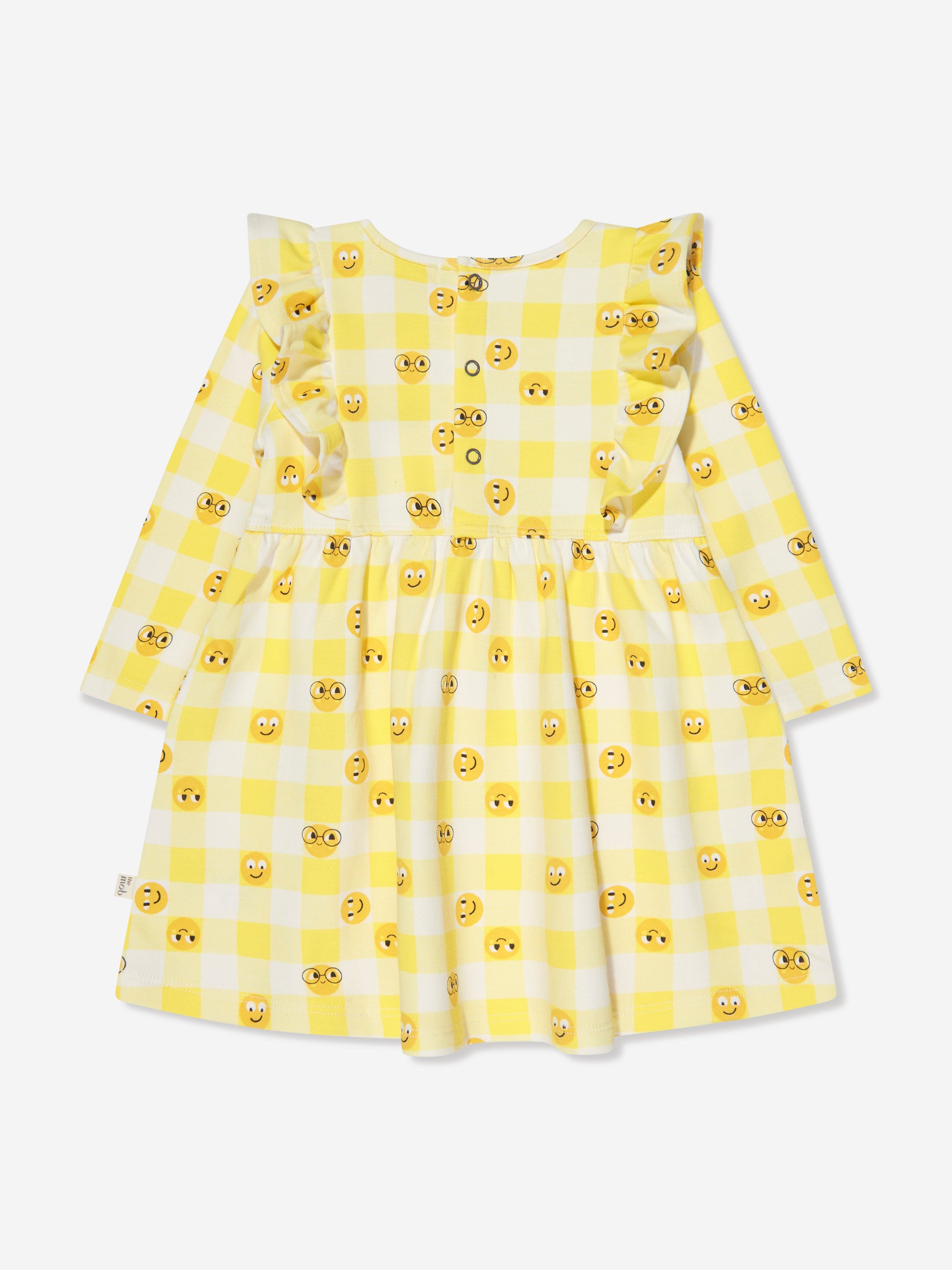 The Bonnie Mob Girls Tiddlywink Dress in Yellow