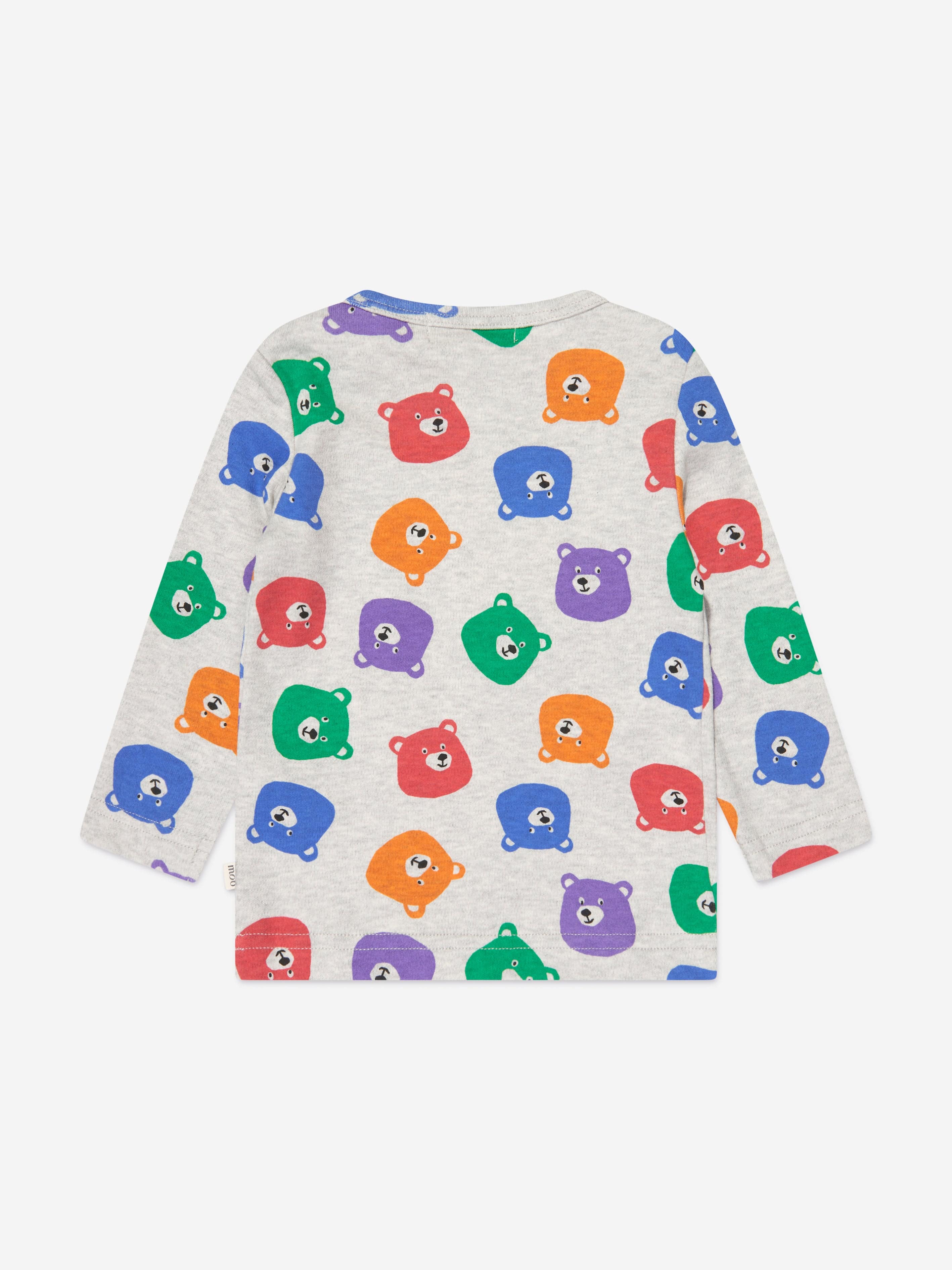 The Bonnie Mob Kids Long Sleeve Bears T-Shirt in Multicolour