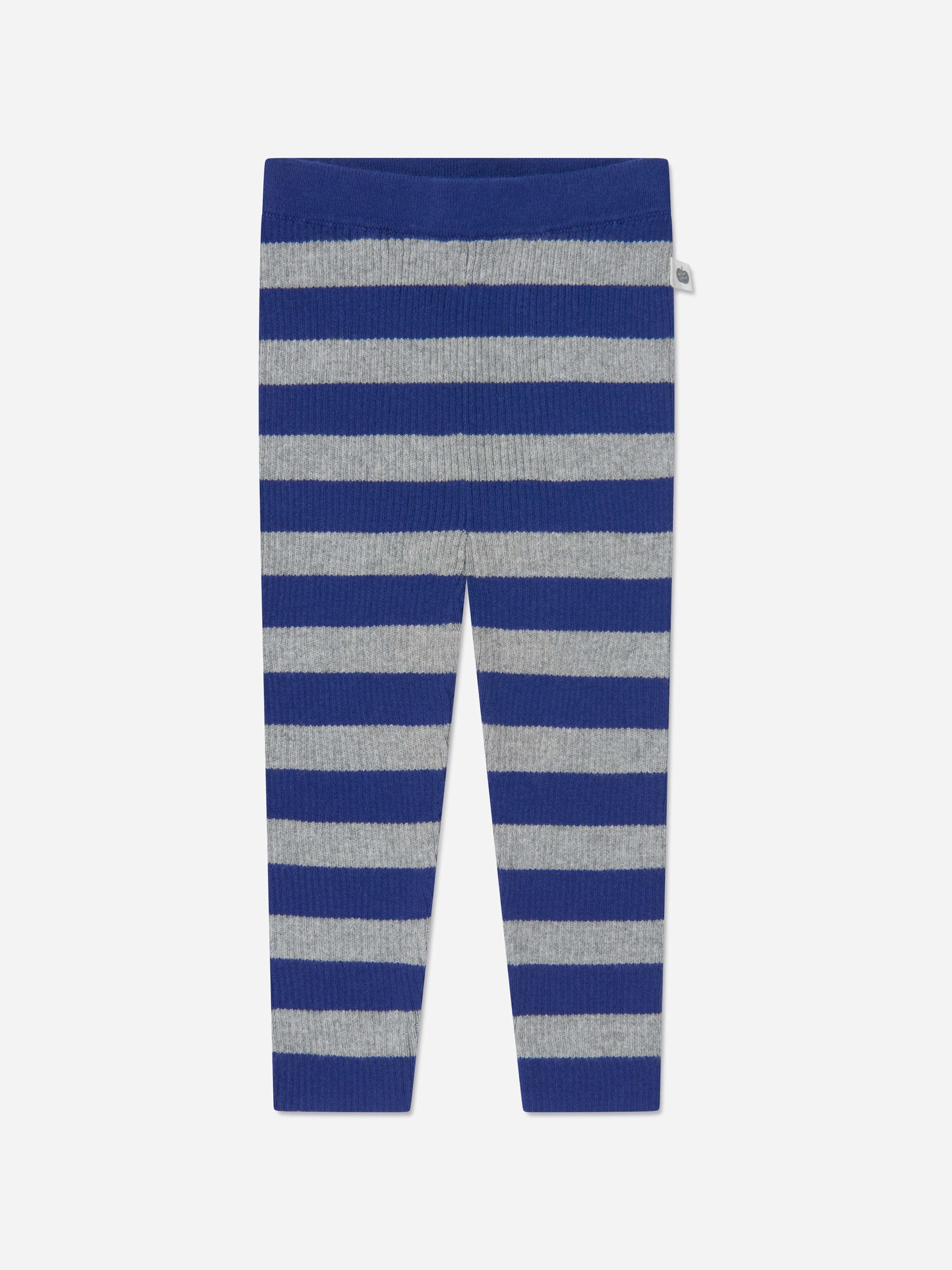 The Bonnie Mob Baby Cashmere Knit Leggings in Blue