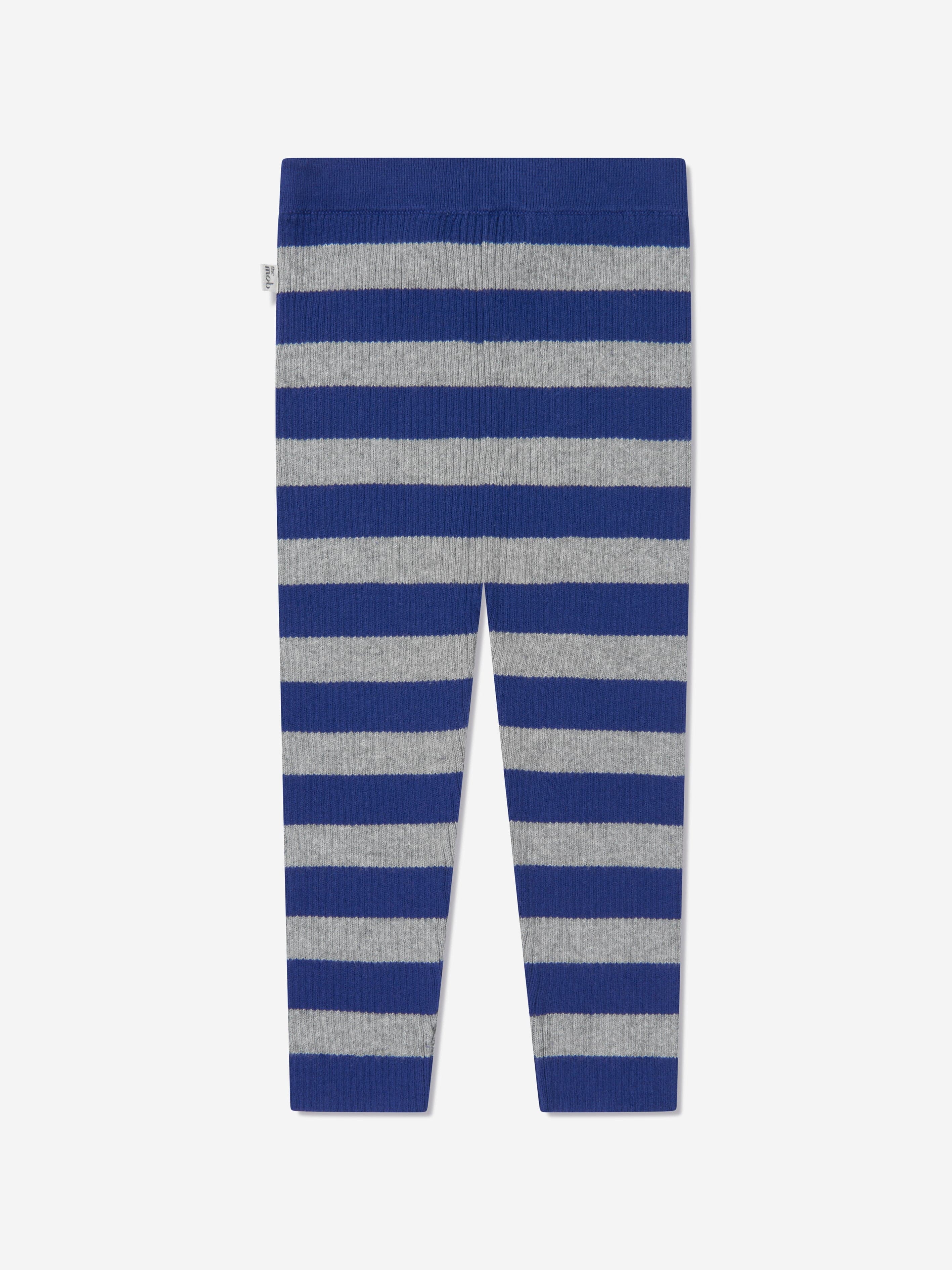 The Bonnie Mob Baby Cashmere Knit Leggings in Blue