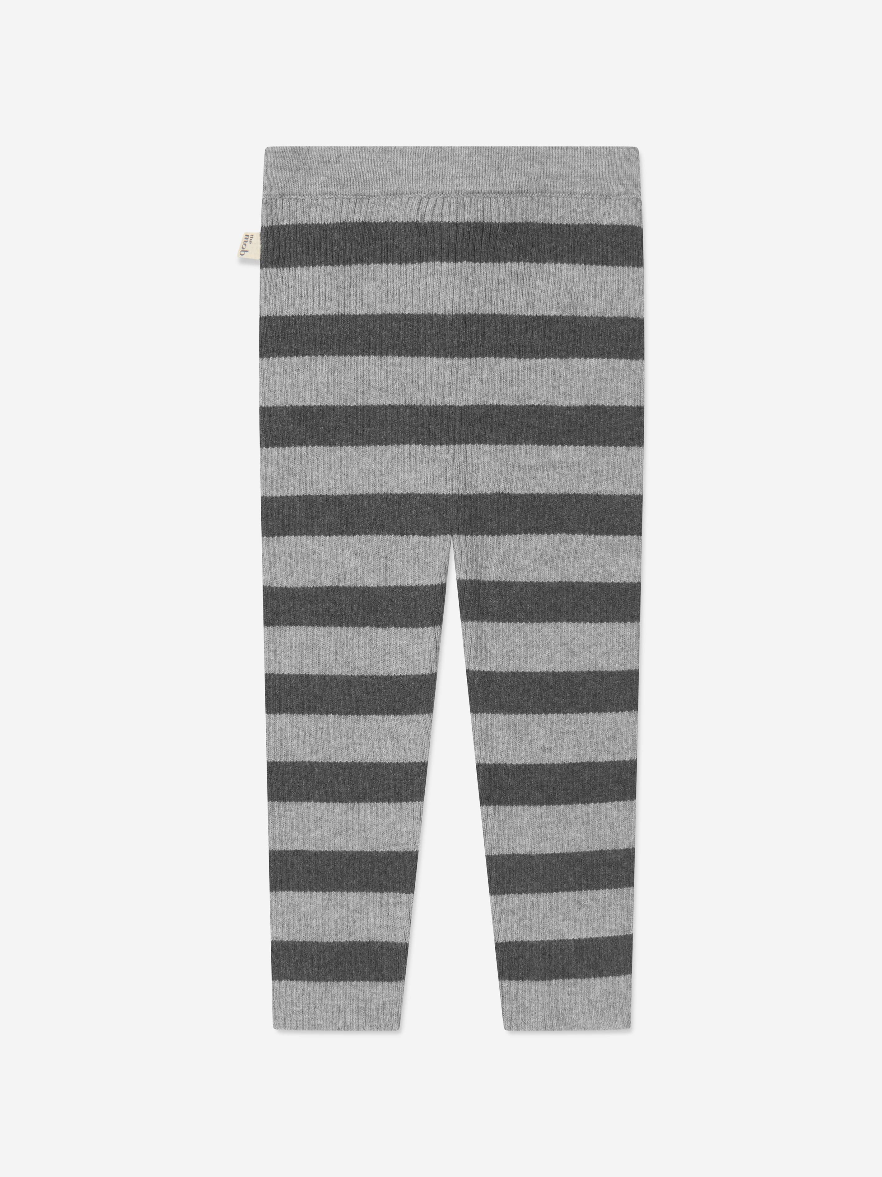 The Bonnie Mob Baby Cashmere Knit Leggings in Grey