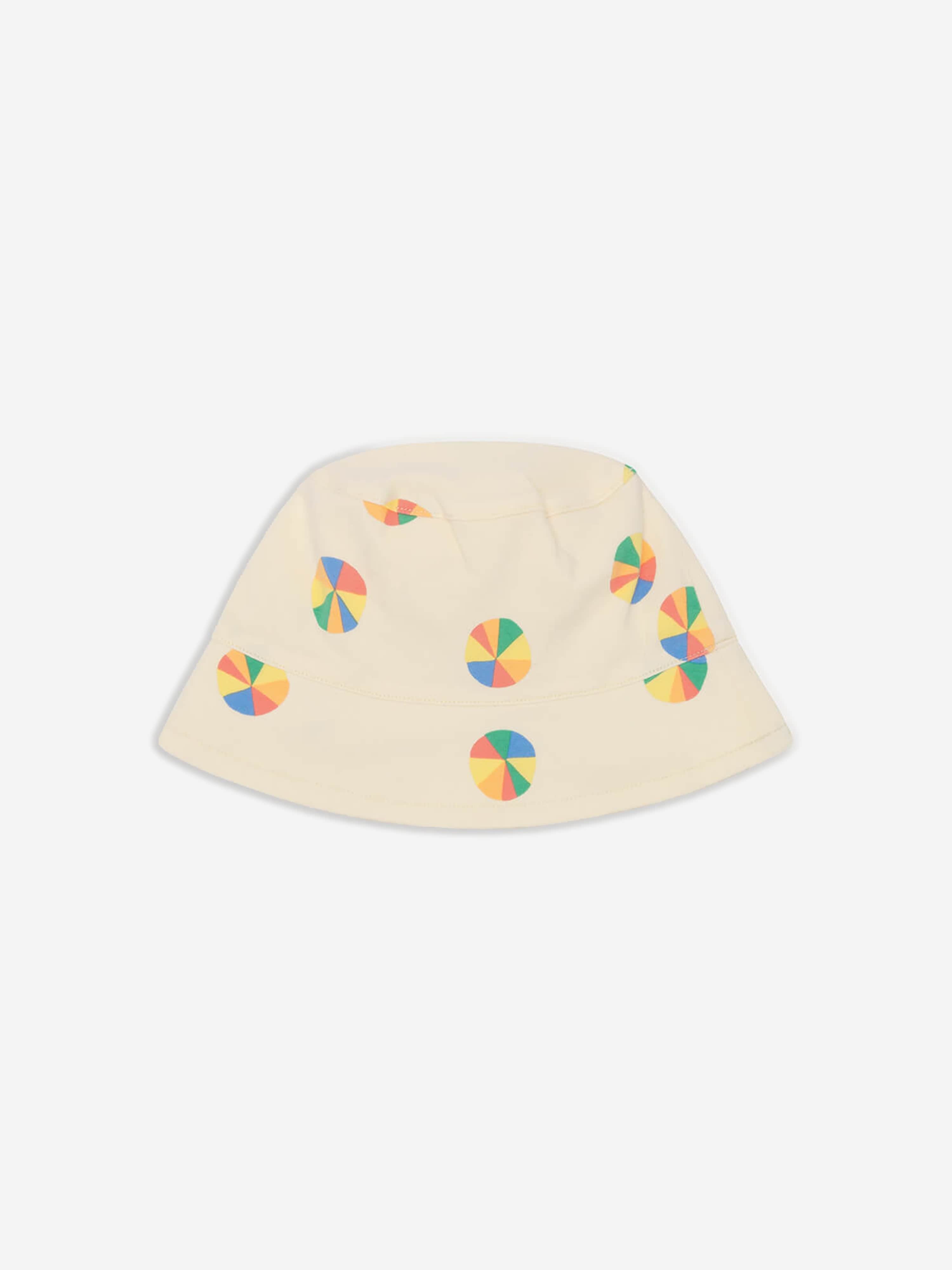 The Bonnie Mob Girls Chill Parasol Sun Hat in Ivory