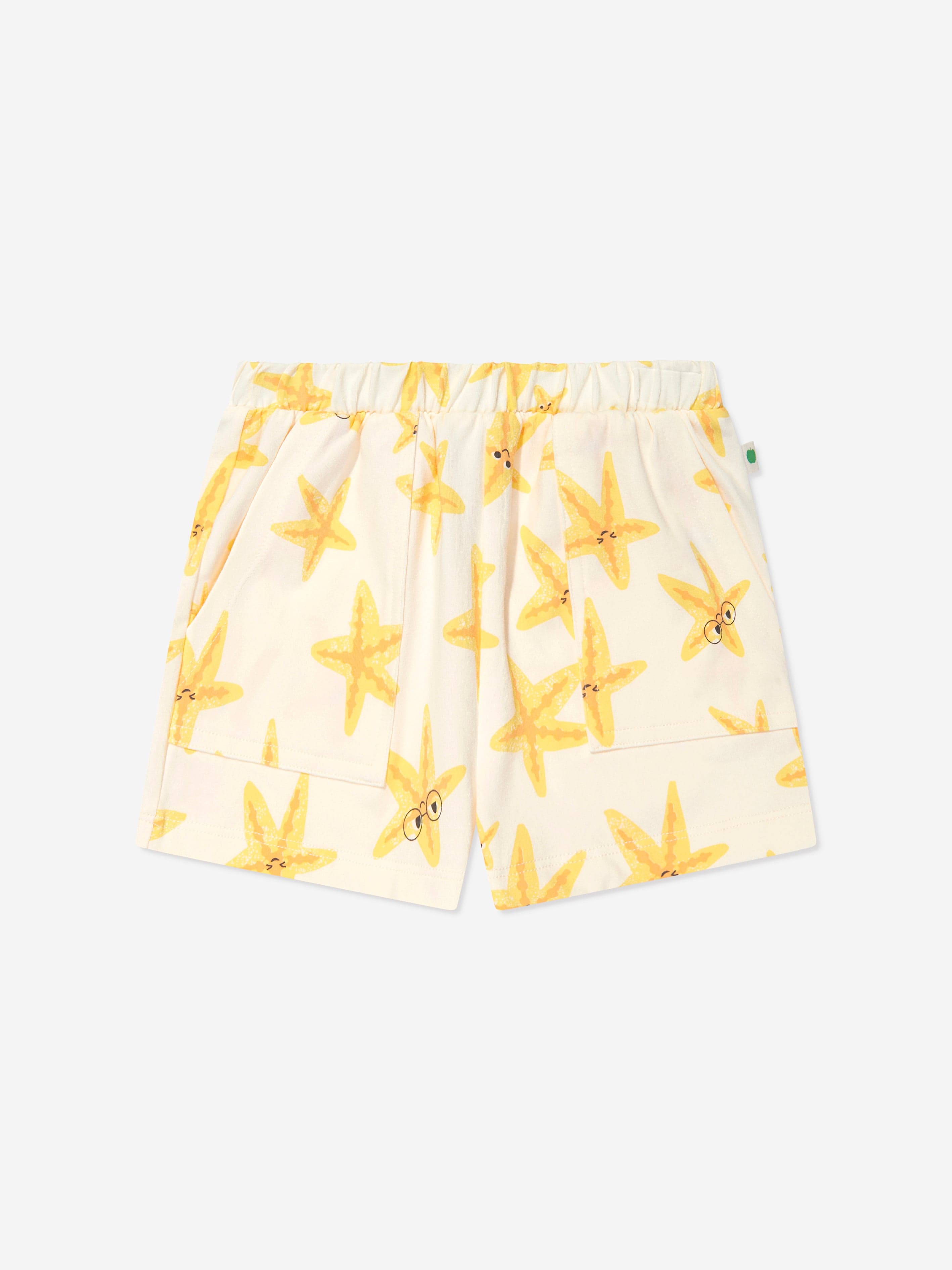 The Bonnie Mob Boys Coley Starfish Short in Ivory