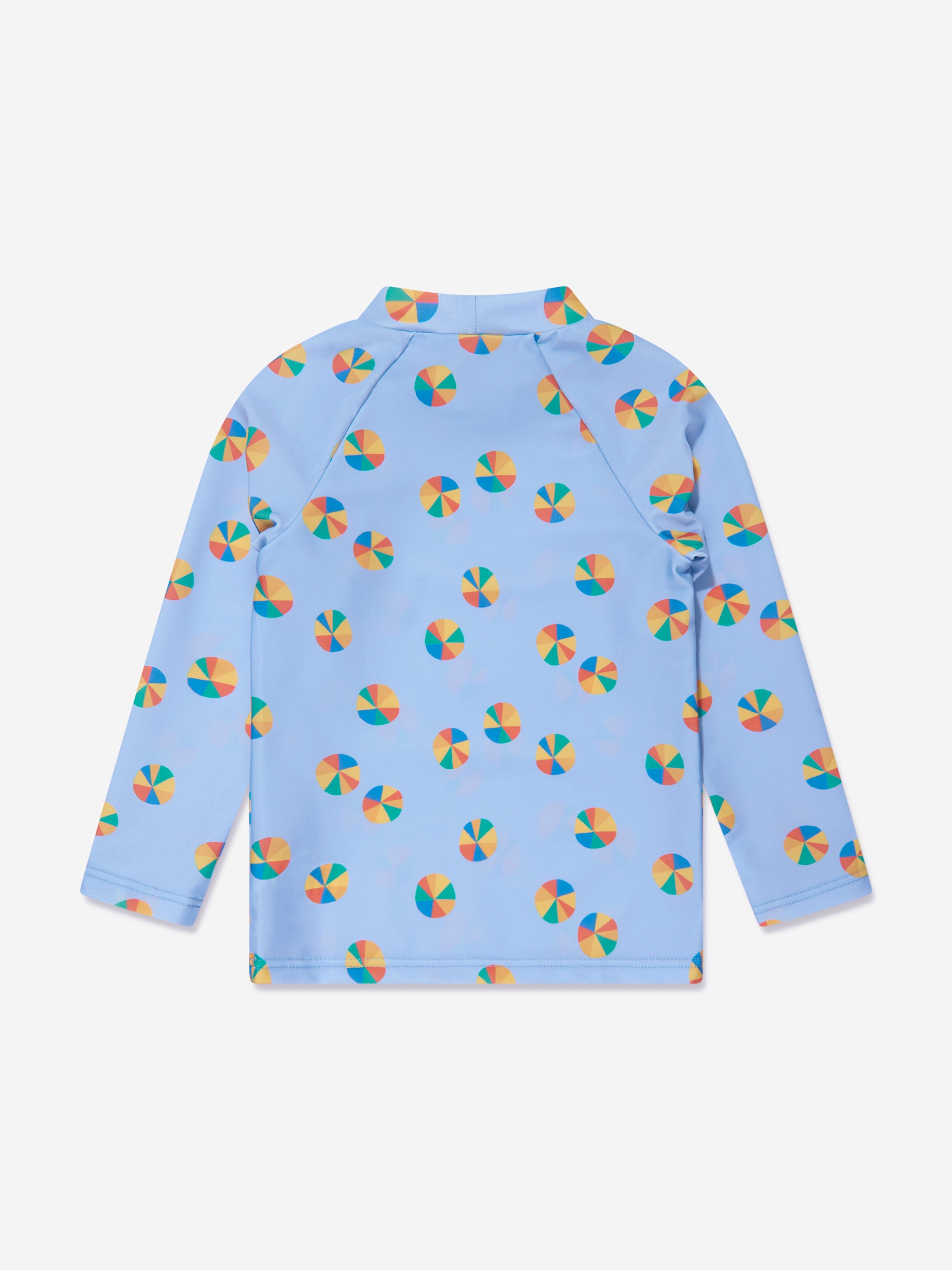 The Bonnie Mob Girls Beach Ball UV Rash Top in Blue