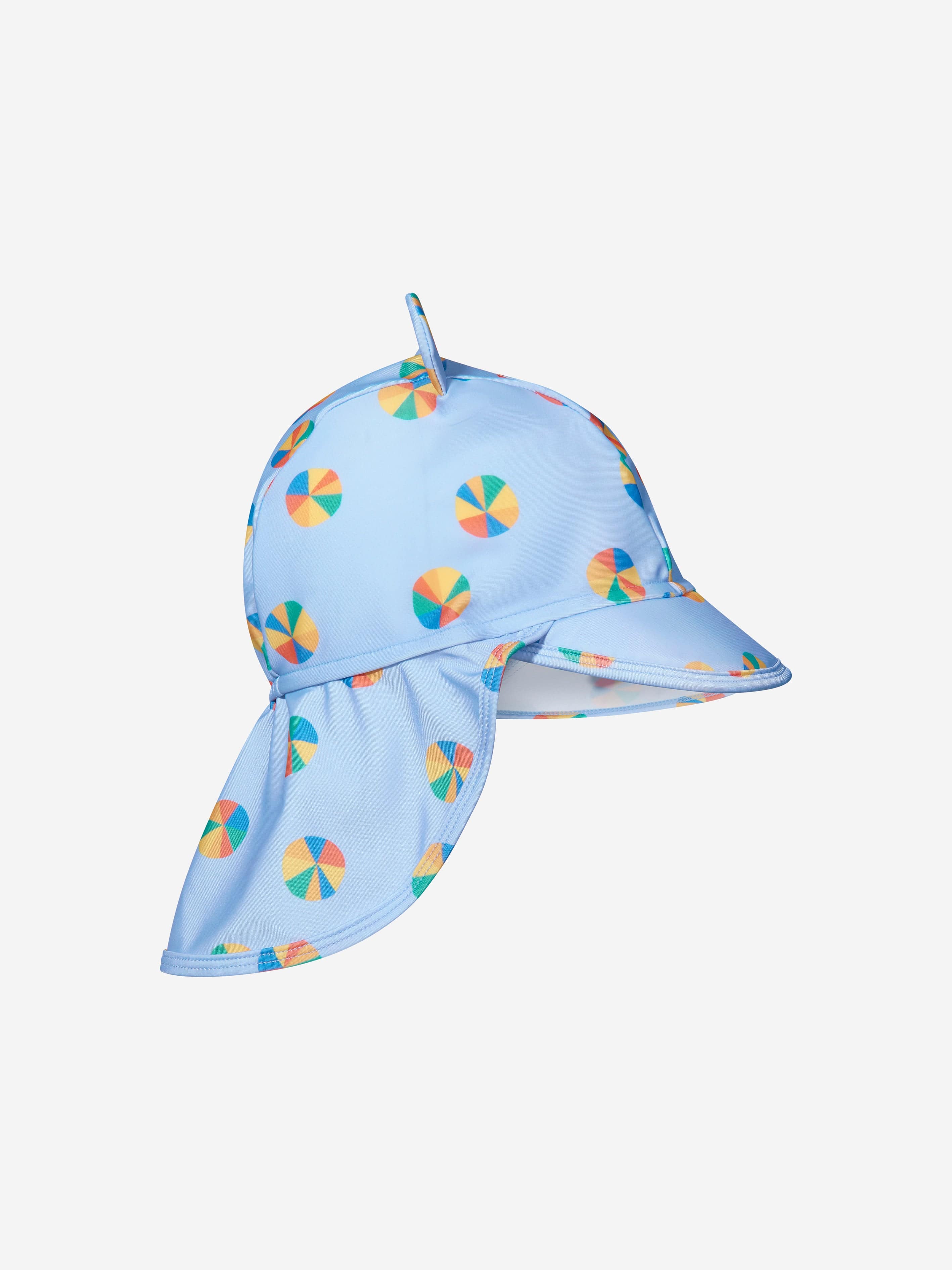 The Bonnie Mob Boys Beach Ball UV Sun Hat in Blue