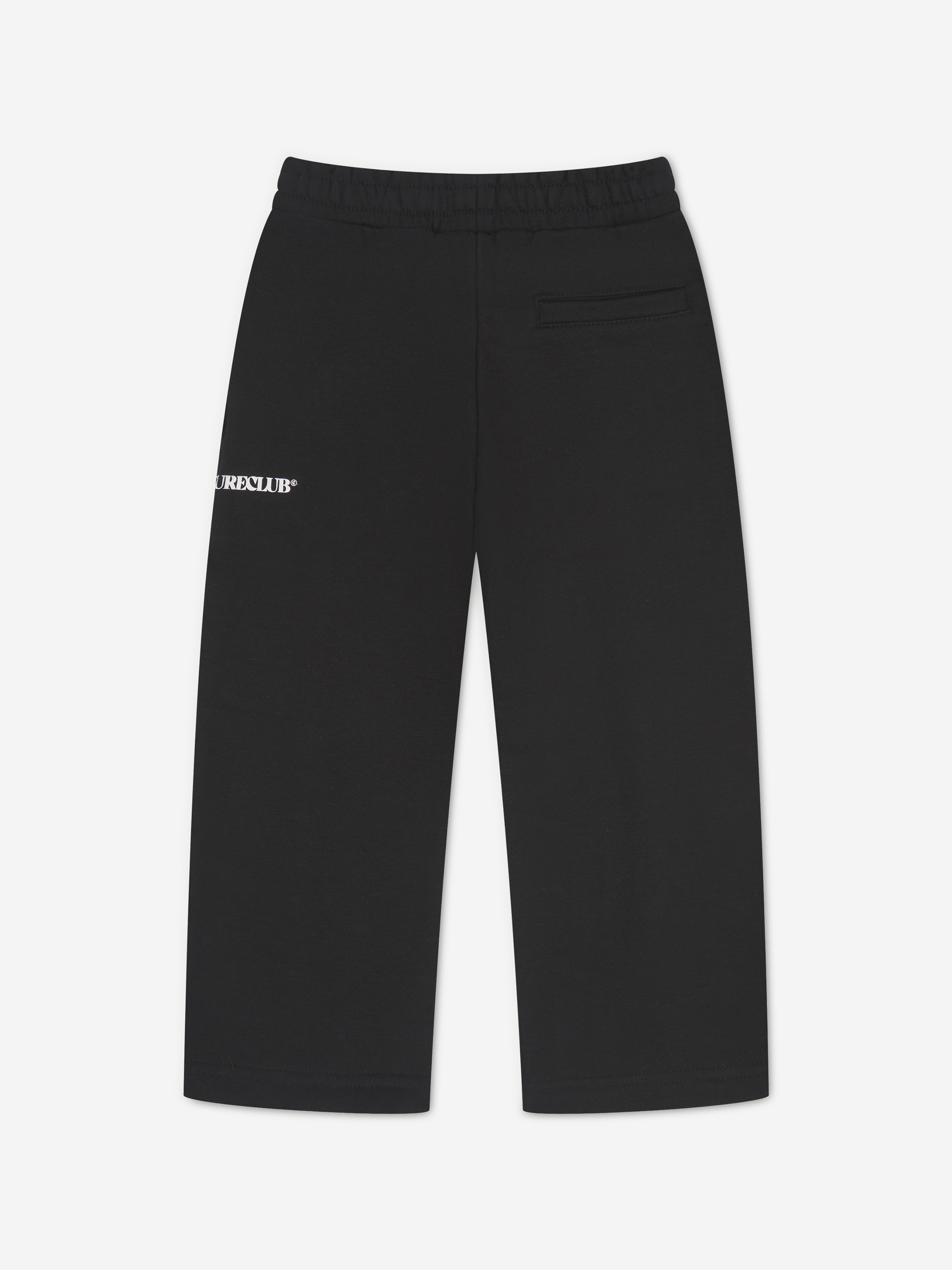 The Couture Club Kids Raw Seam Members Only Joggers in Black