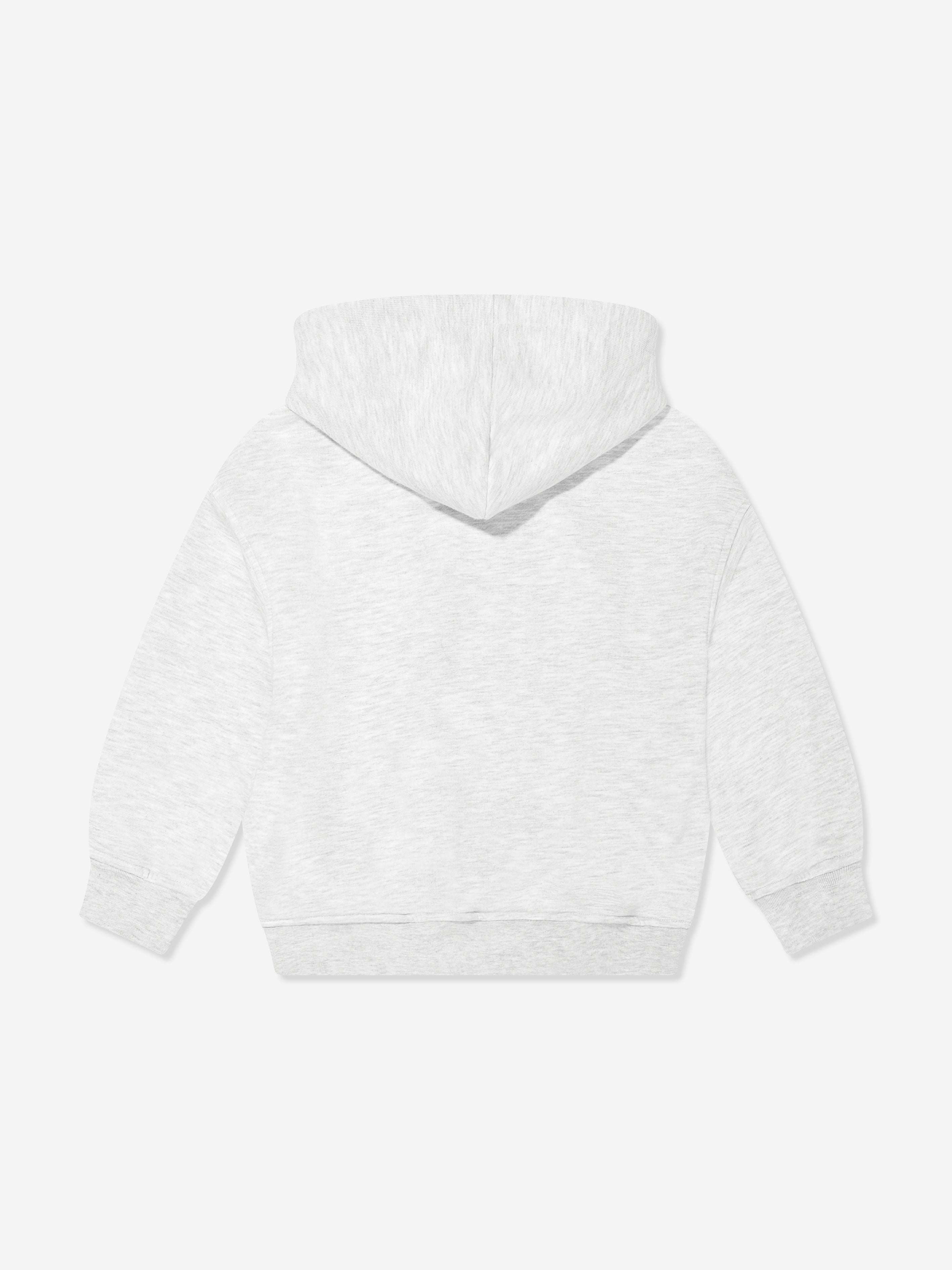 The Couture Club Kids Emblem Applique Hoodie in Grey