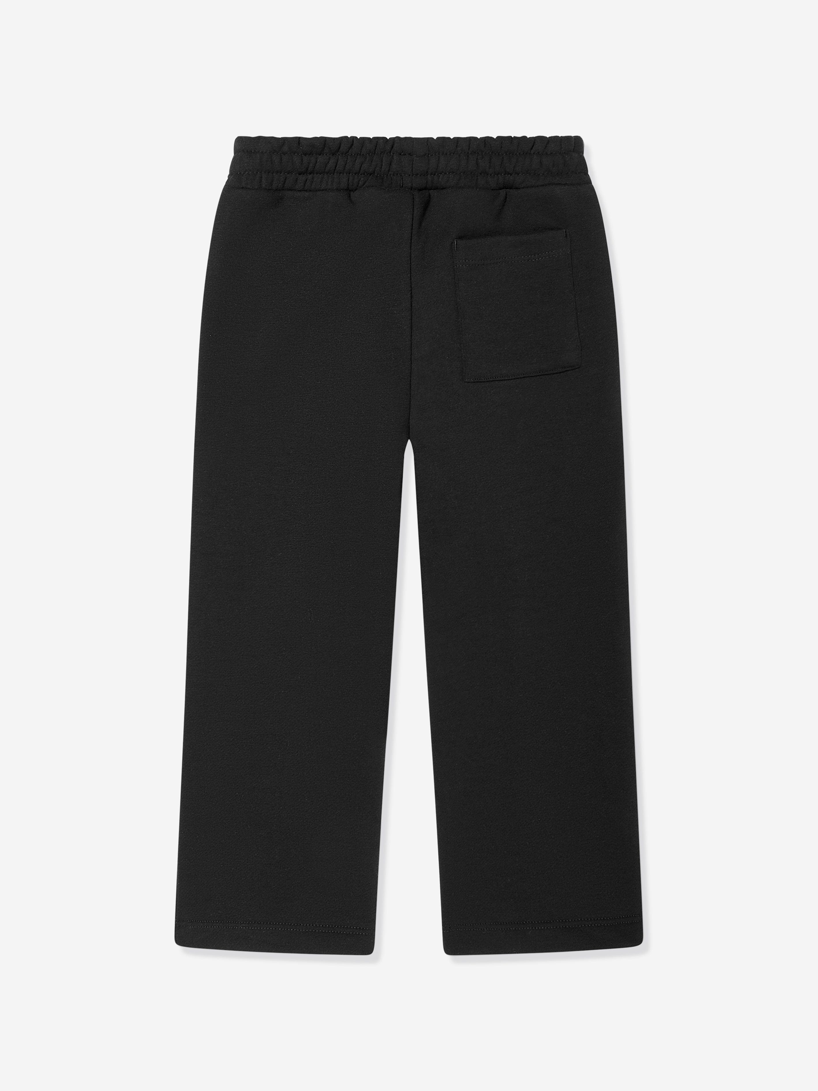 The Couture Club Kids Emblem Applique Joggers in Black