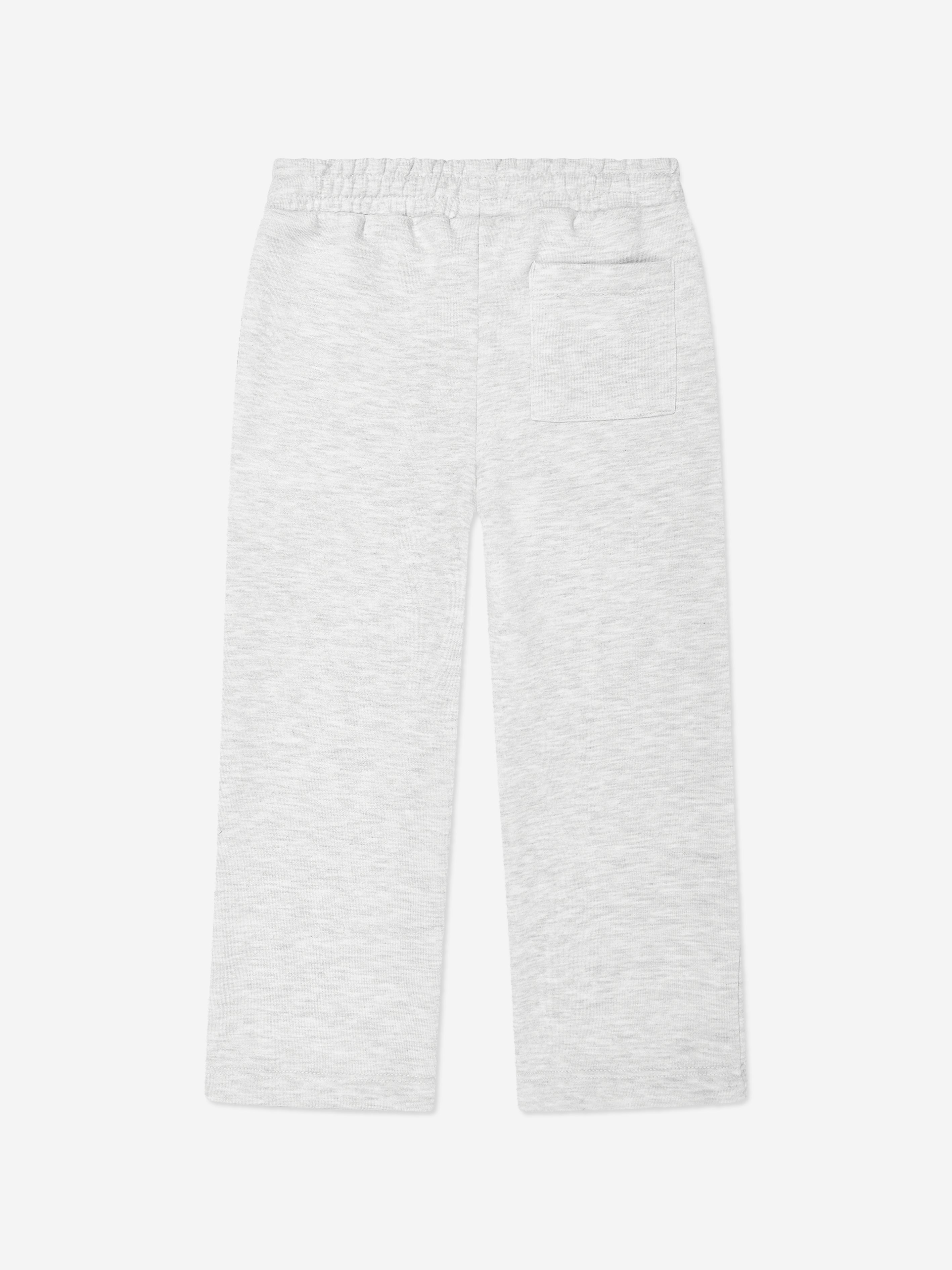 The Couture Club Kids Emblem Applique Joggers in Grey