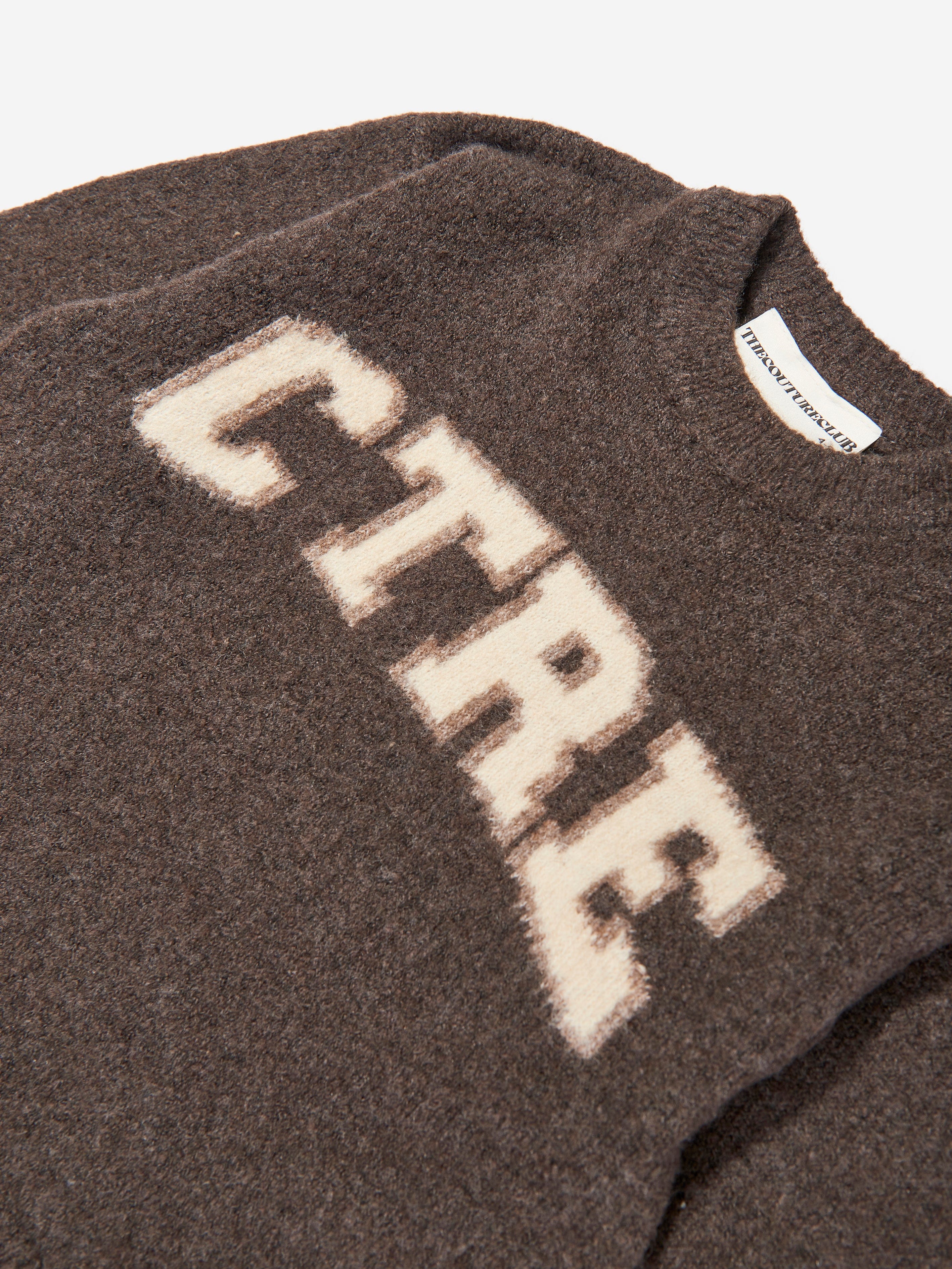 The Couture Club Kids CTRE Sweatshirt in Brown