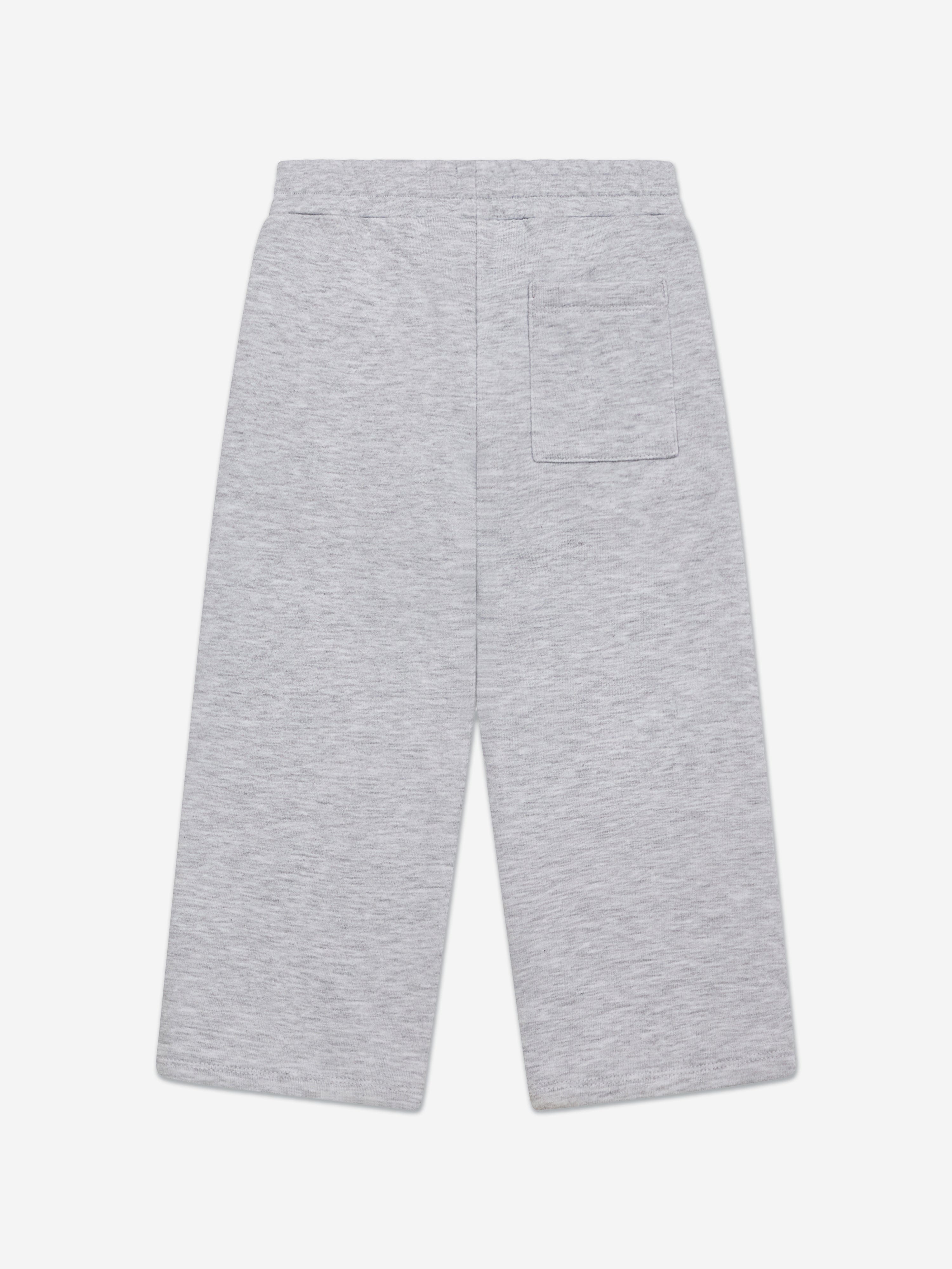 The Couture Club Kids Emblem Applique Joggers in Grey