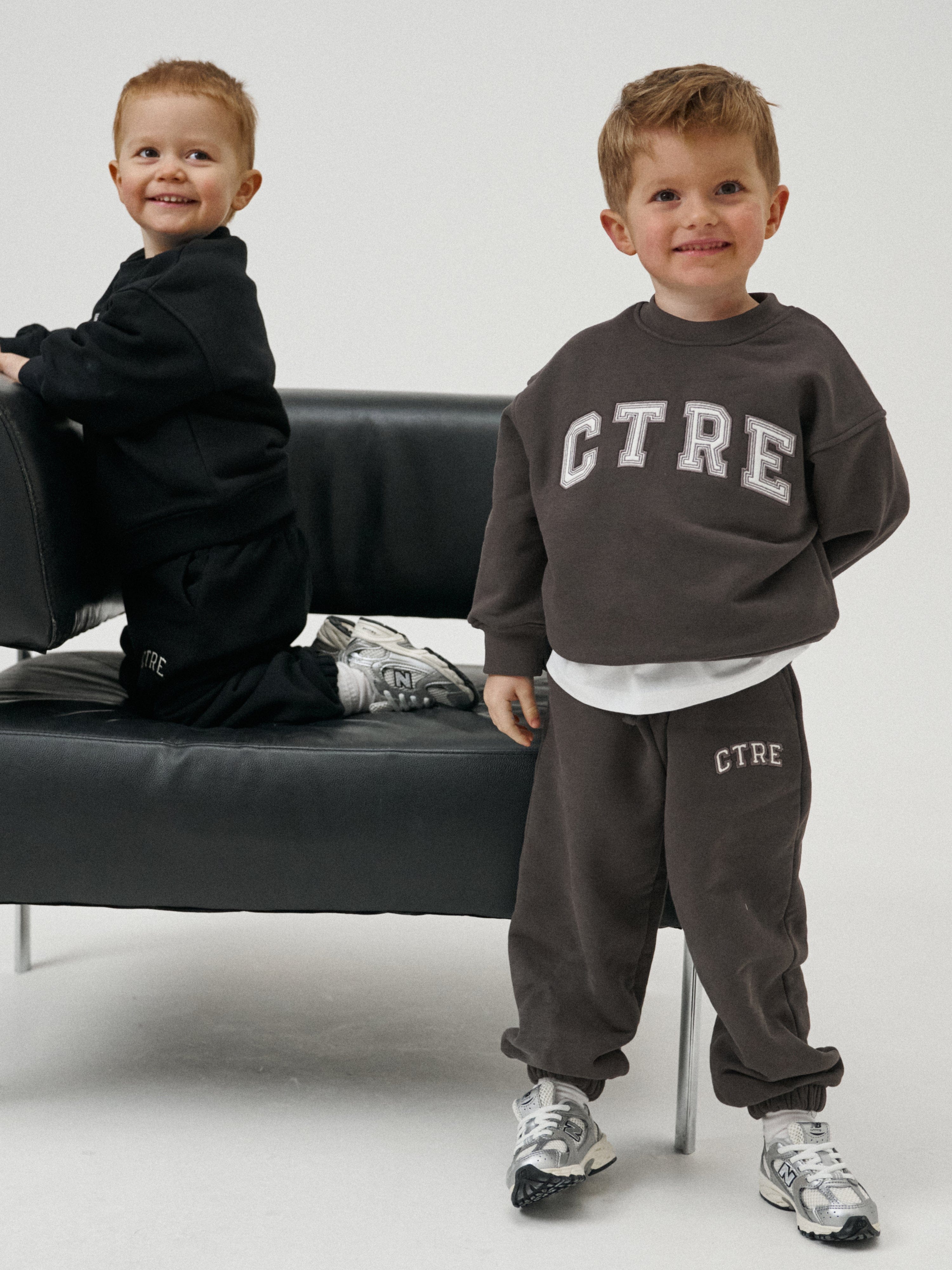 The Couture Club Kids Ctre Sweatshirt in Brown