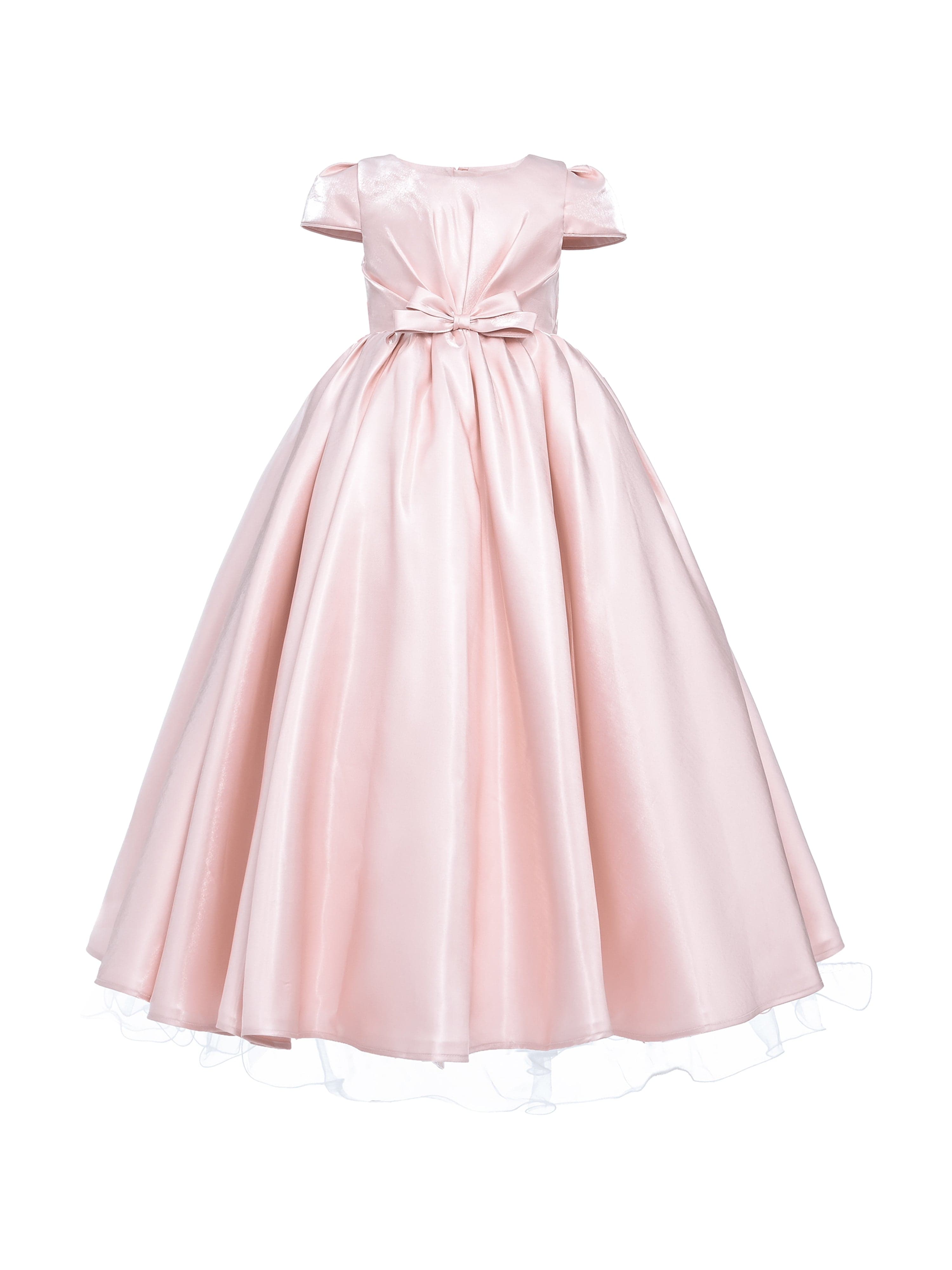 Pink Bow Long Brea Dress