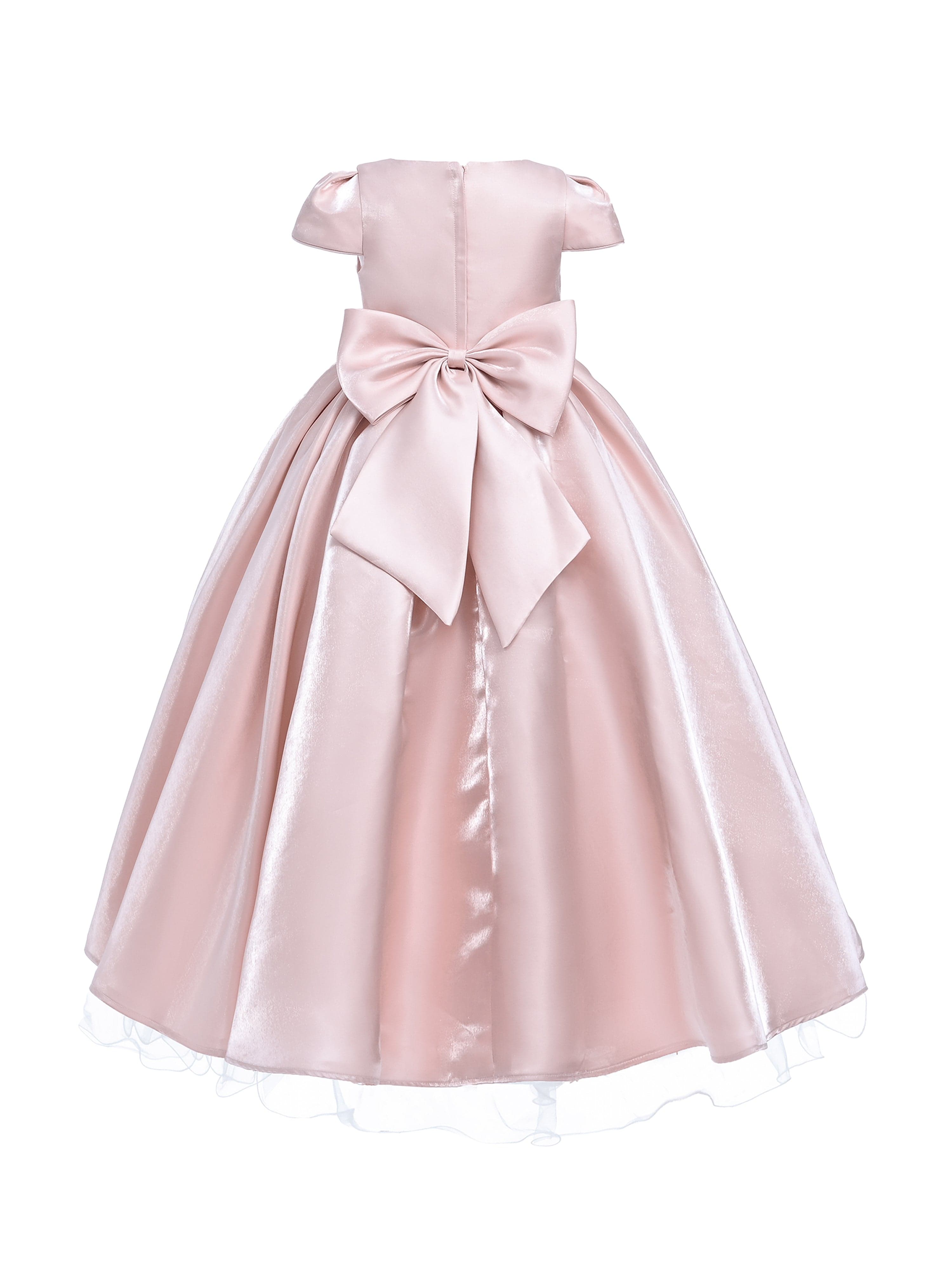 Pink Bow Long Brea Dress