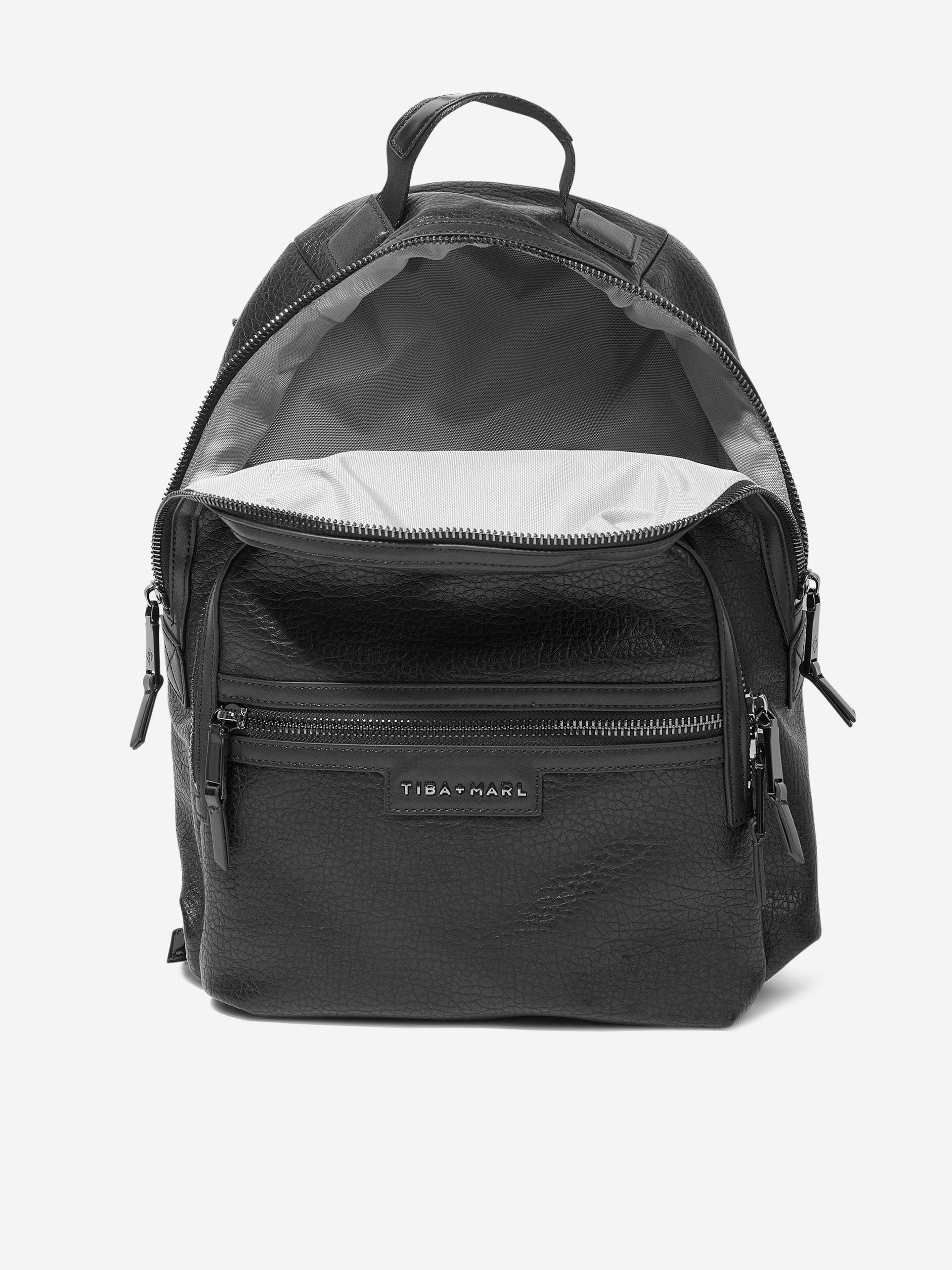 Tiba + Marl Baby Elwood Changing Backpack in Black (42cm)